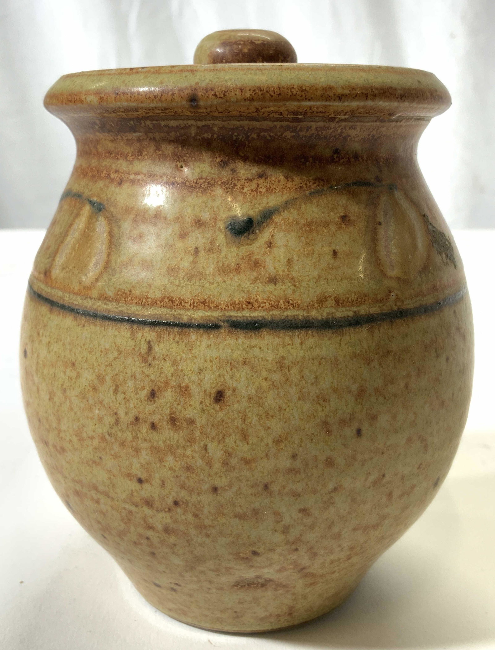 Vintage Ceramic Lidded Vessel (1 of 7)