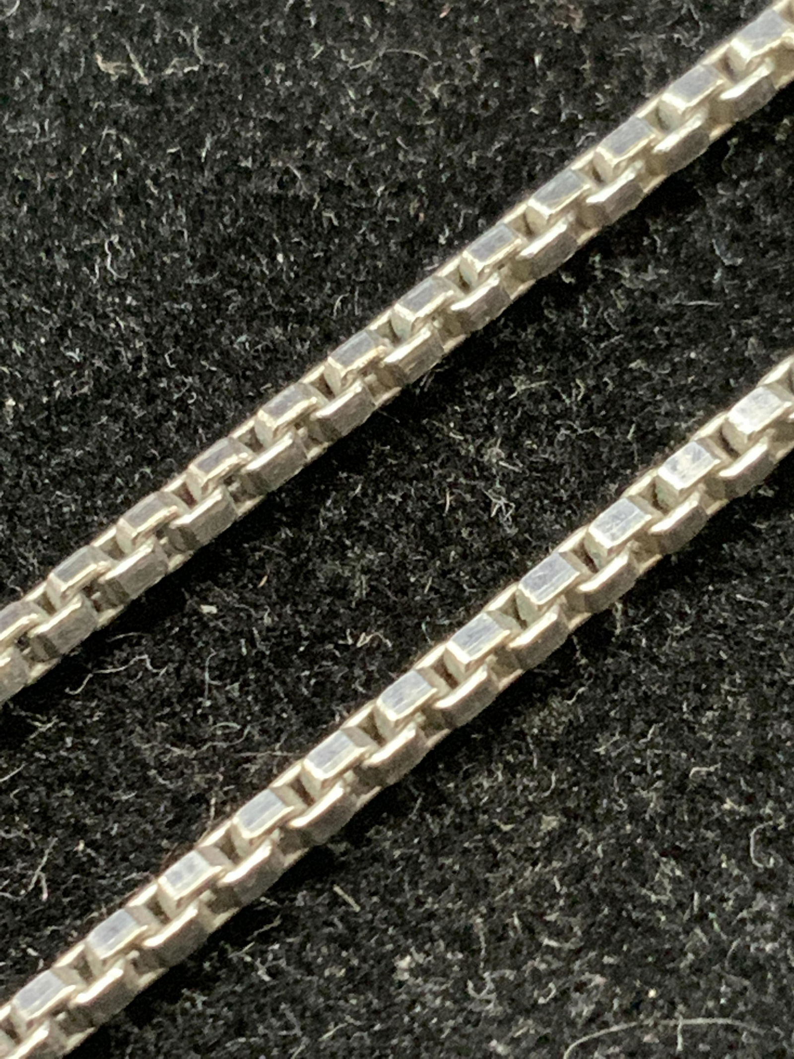 Signed Silver Toned Box Chain (1 of 4)