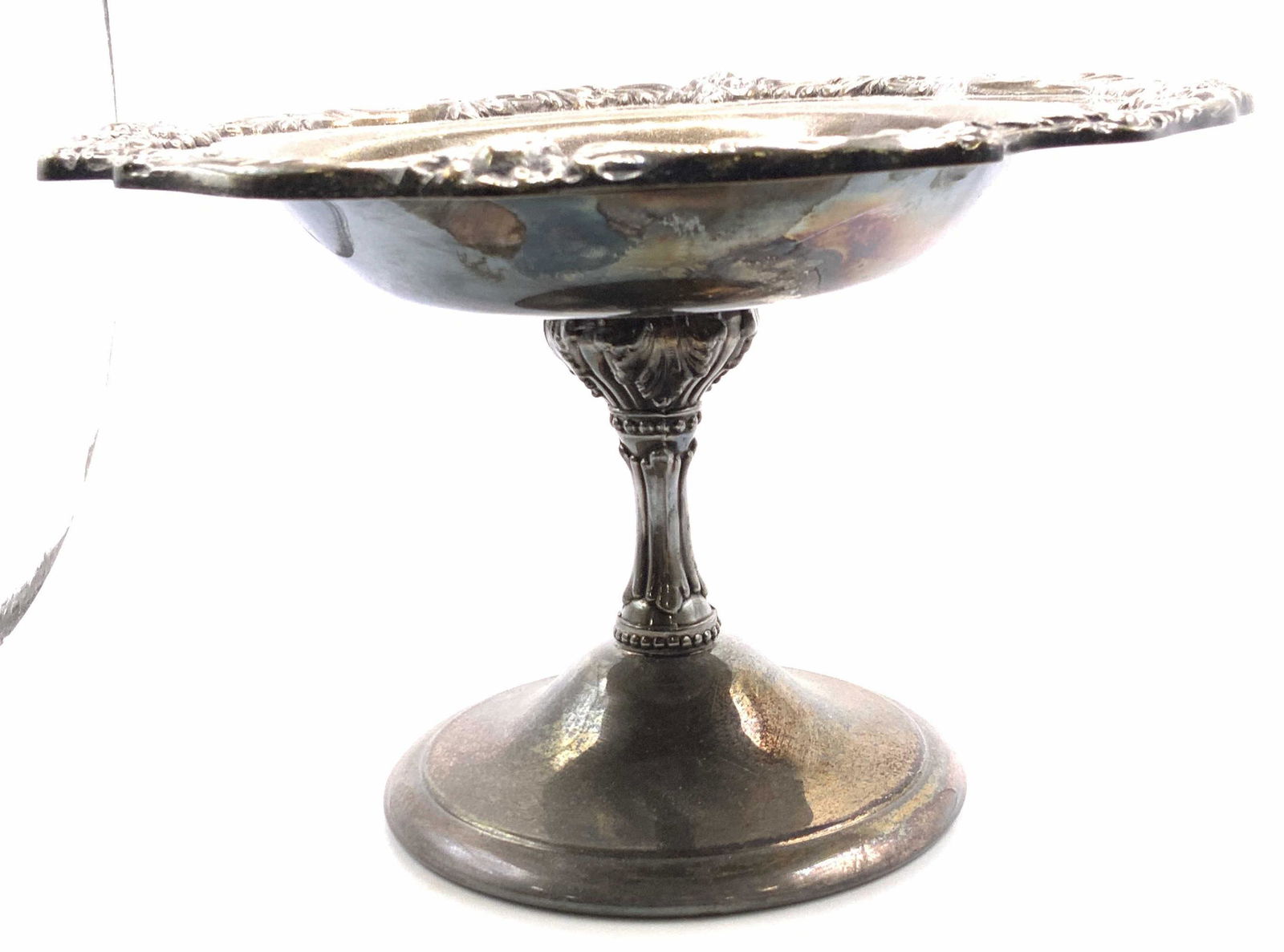 Reed & Barton #1679 Silver Plated Tazza Dish, Sgn (1 of 5)