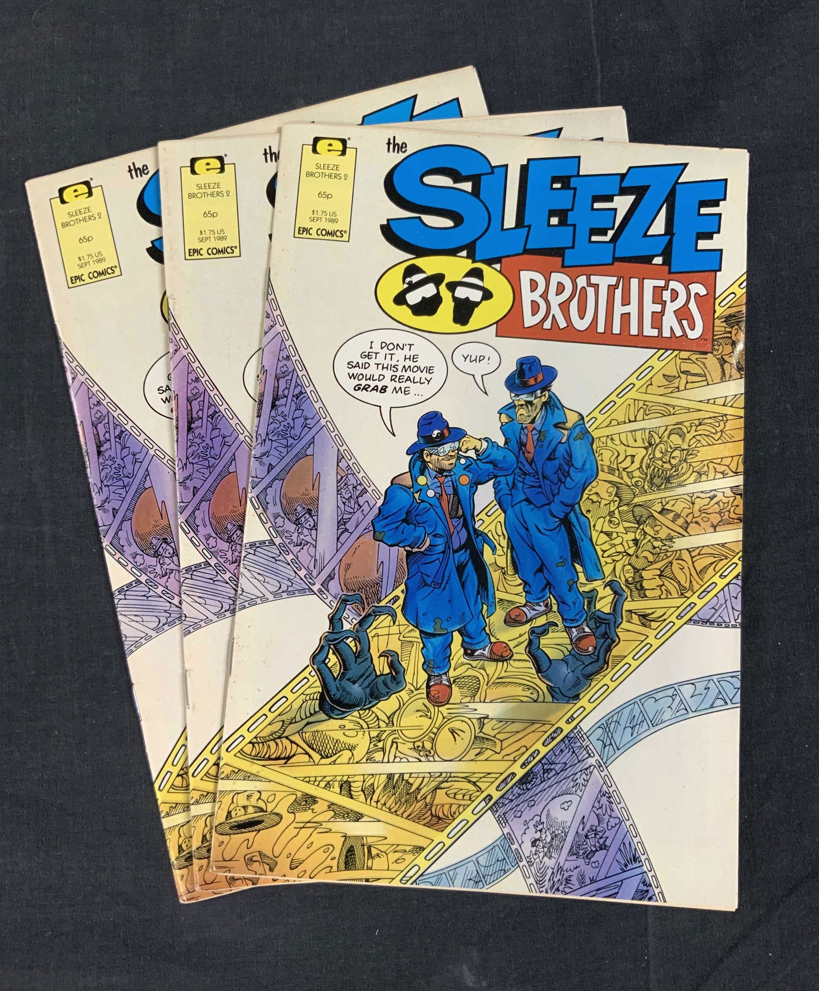3 Vintage The Sleeze Brothers By Epic Comics (1 of 6)