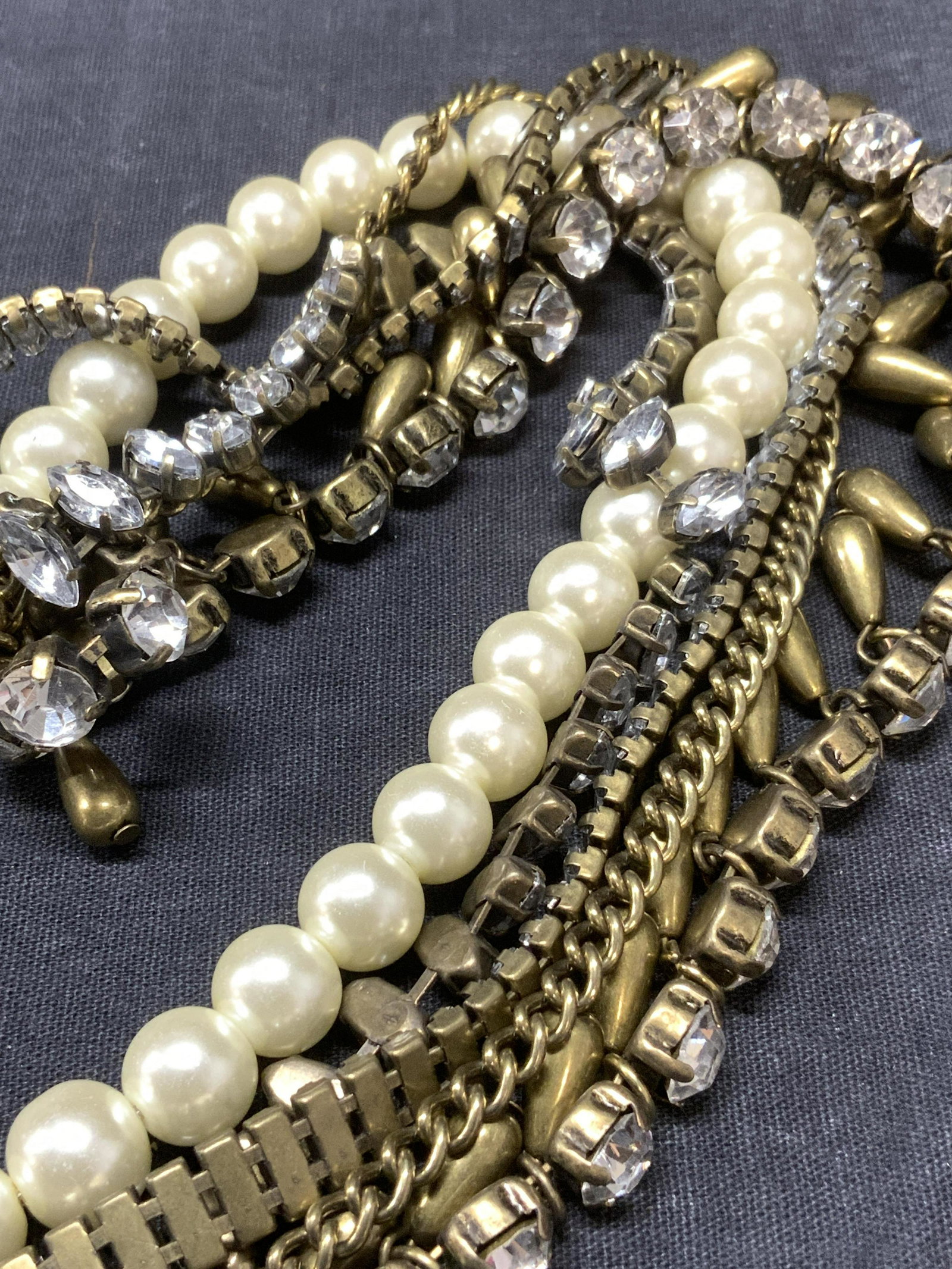 CHICOS Multistrand Statement Necklace NWT (1 of 4)