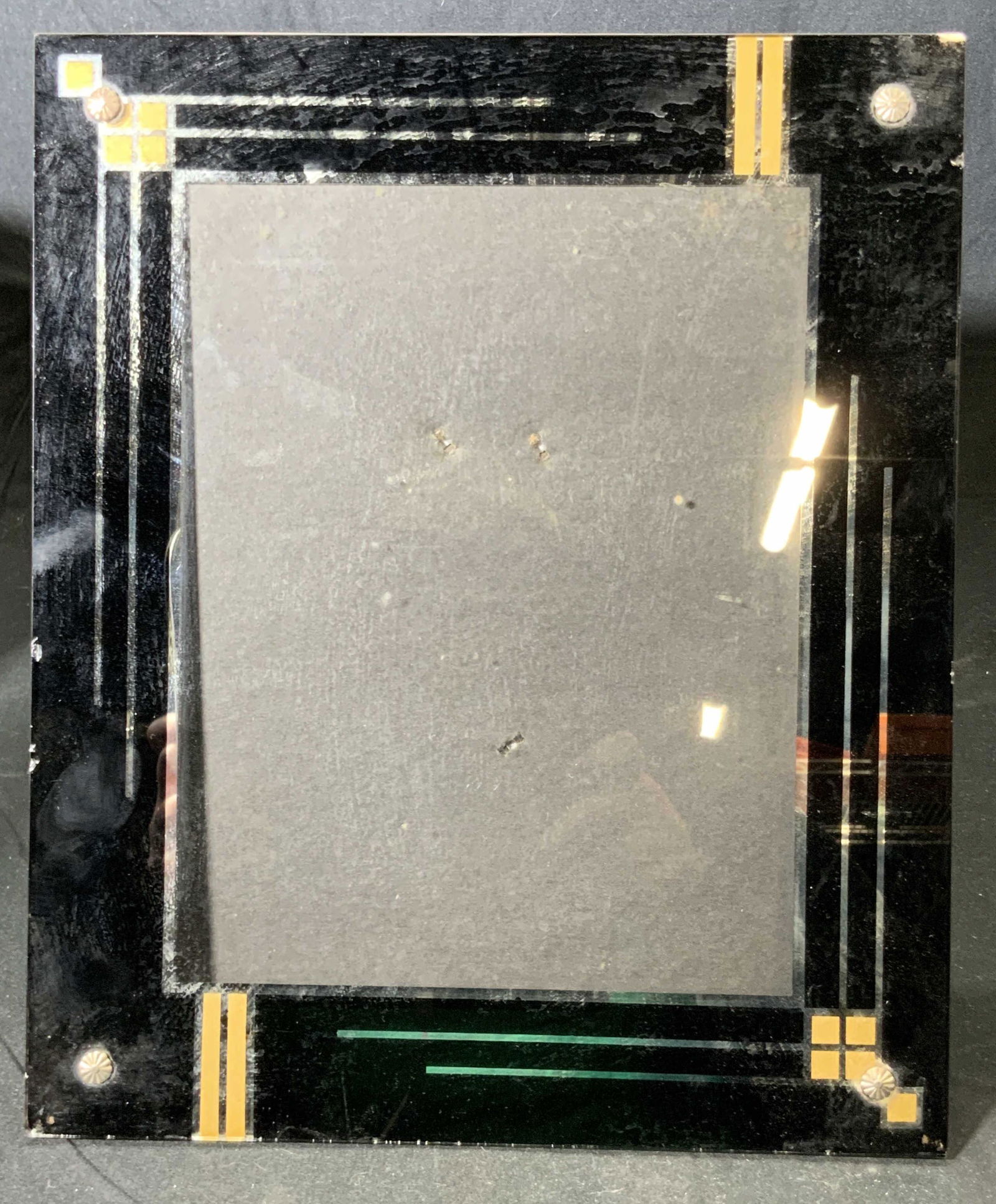 Large Black Gold Art Deco Style Frame (1 of 5)