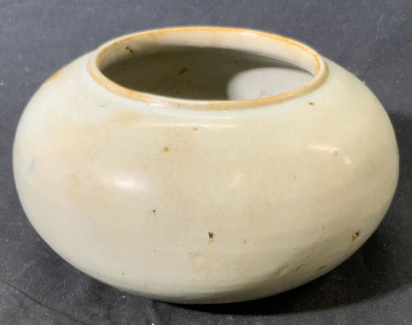 Handmade Green Round Ceramic Vessel (1 of 4)