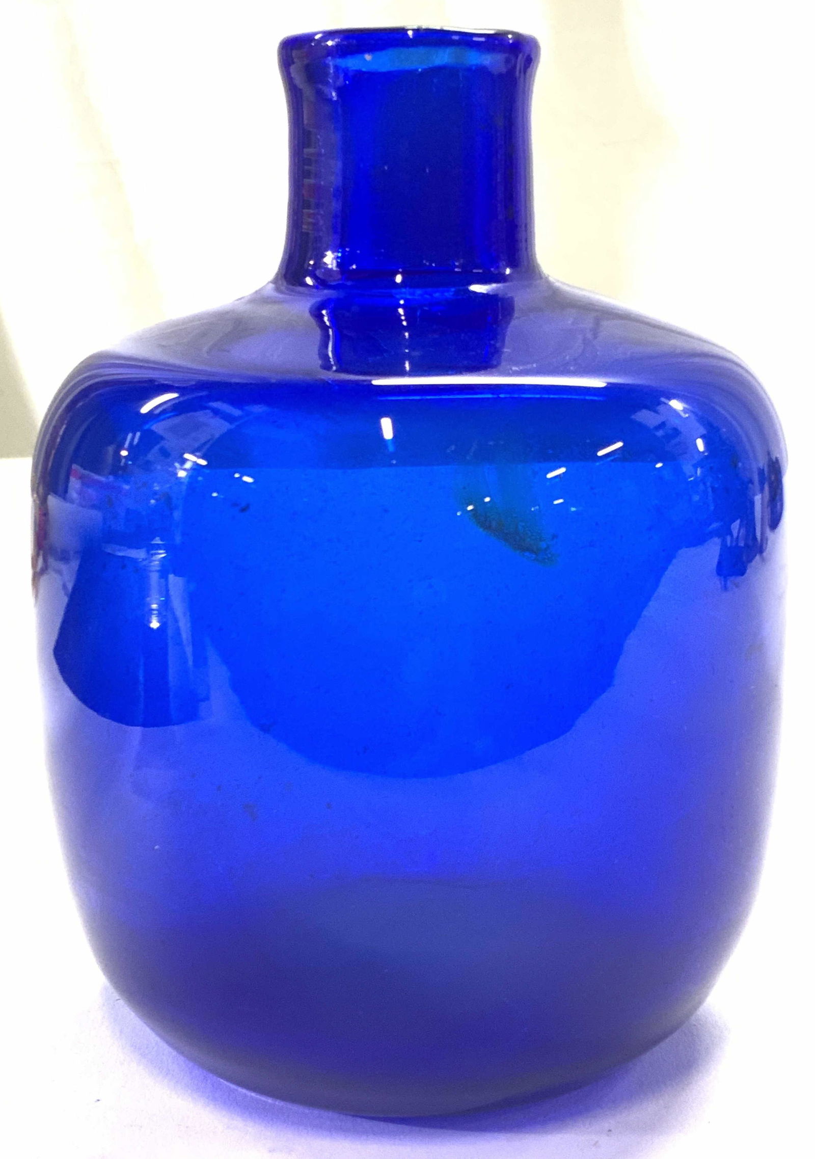 Hand Blown Cobalt Glass Vessel (1 of 6)