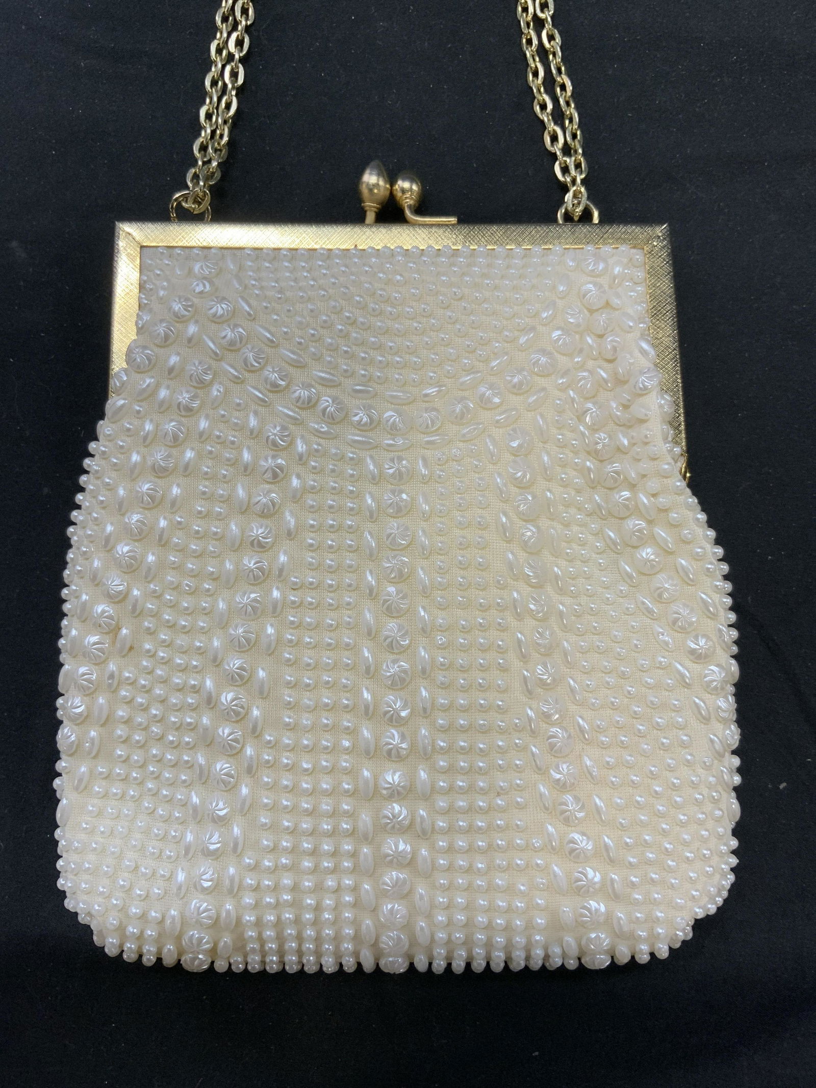 FINE ARTS BAG CO Pearlescent Beaded Handbag (1 of 5)