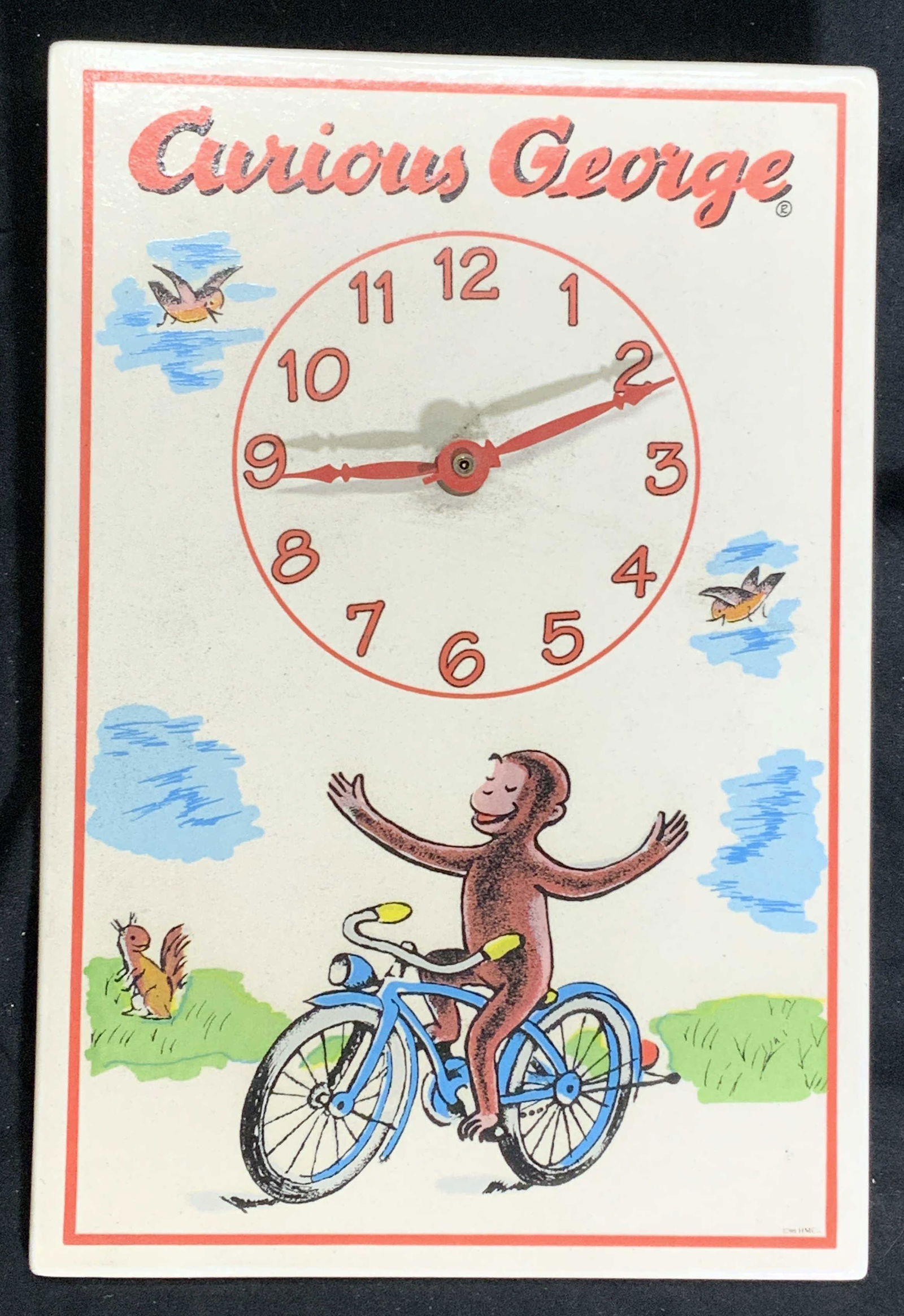 Vintage CURIOUS GEORGE Ceramic Wall Clock (1 of 7)
