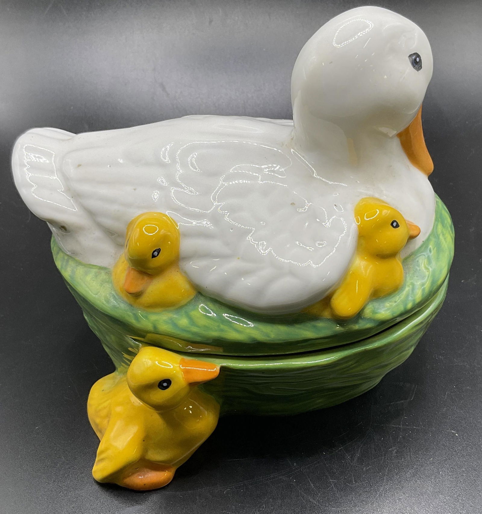 Duck Motif Lidded Vessel (1 of 4)