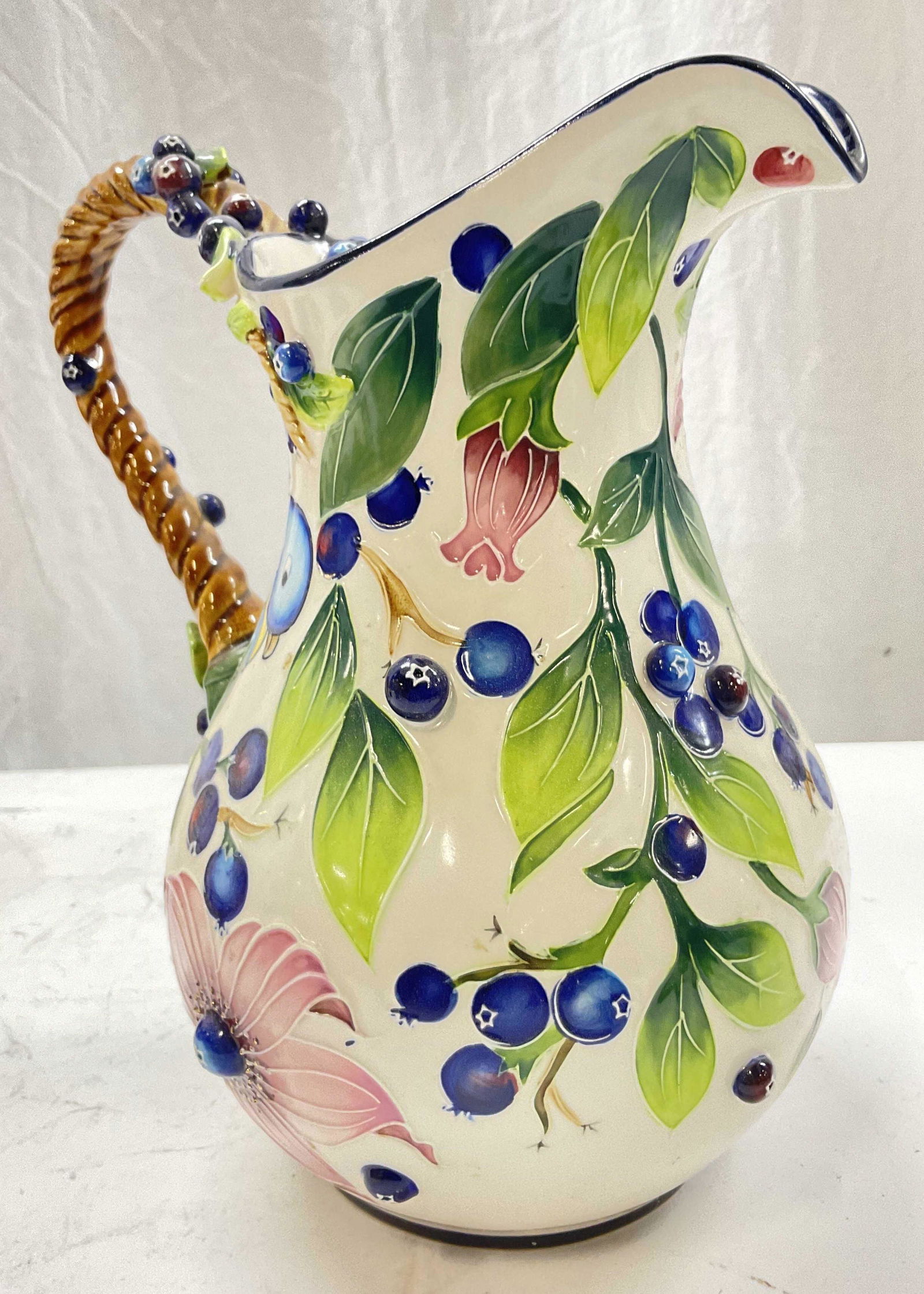 Call BLue Sky Blueberry Ceramic Pitcher (1 of 8)