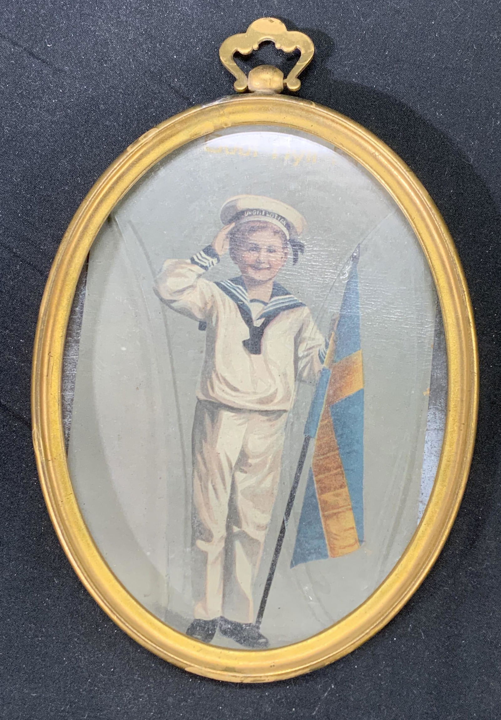 Vintage Swedish Sailor Boy Decorative Print (1 of 4)