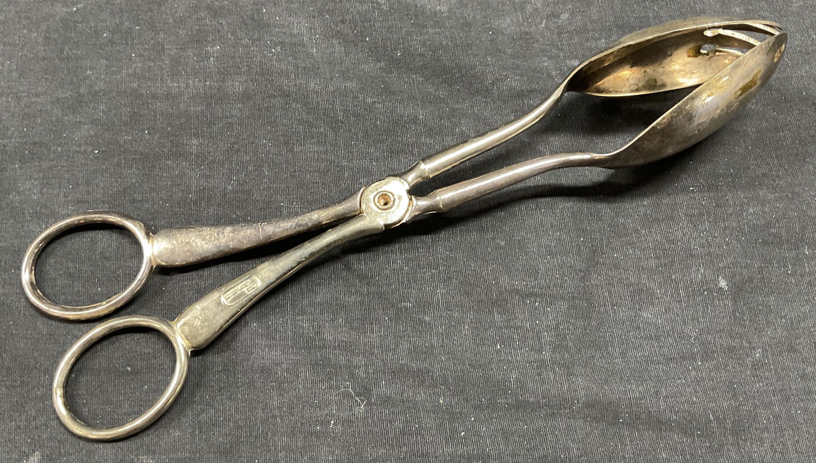 Vintage Silver Plated Serving Tongs (1 of 5)
