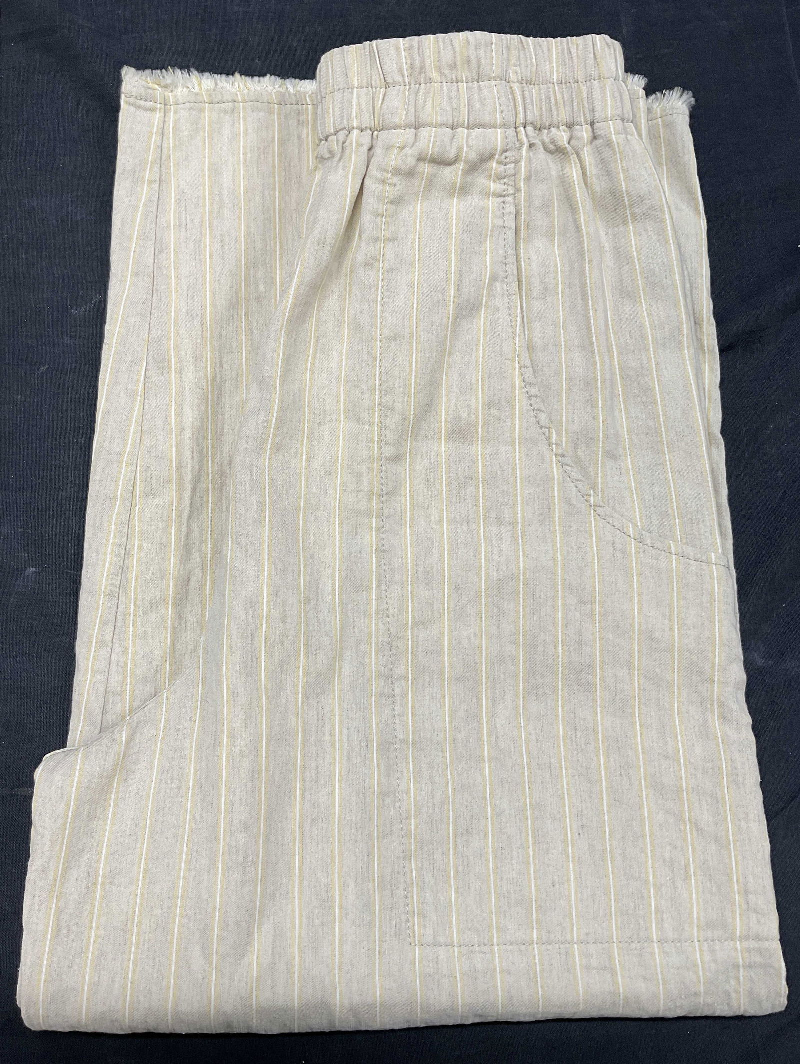 OSKA Beige and Yellow Striped Capri, Czechia (1 of 5)