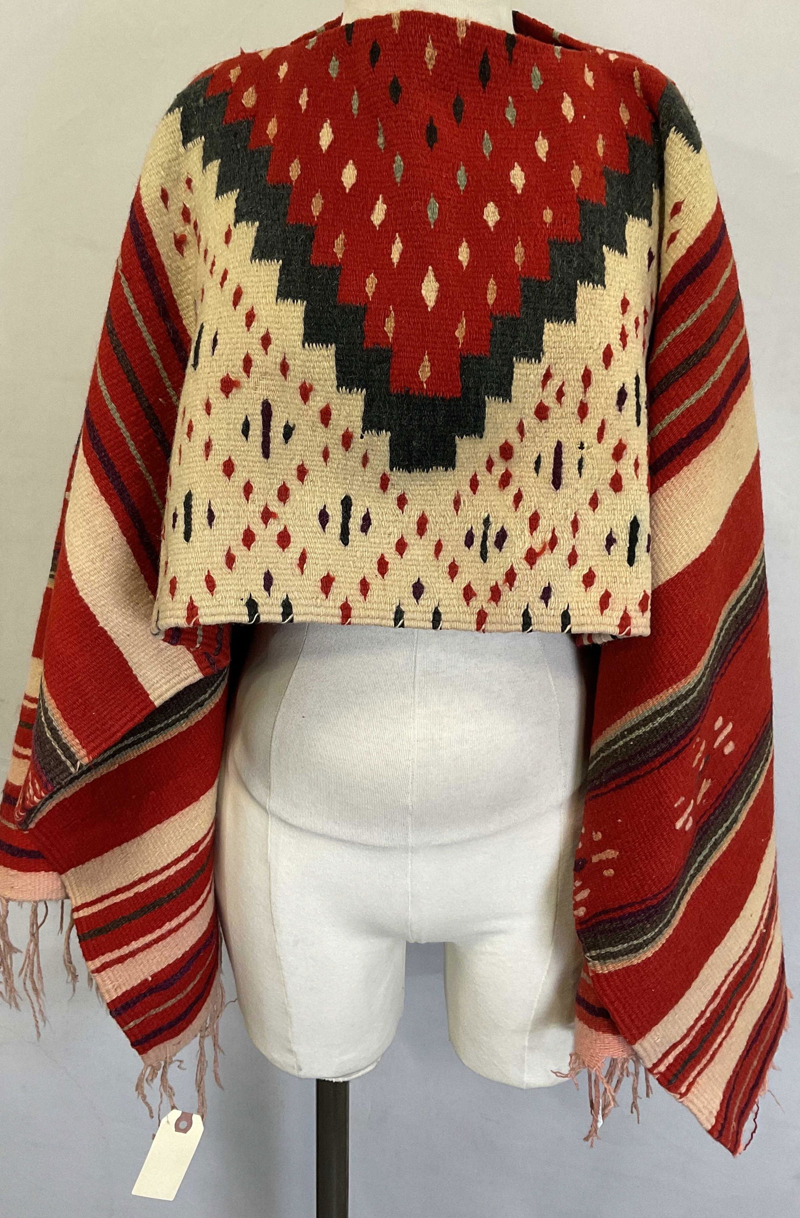 Vintage Woven Wool Poncho (1 of 5)