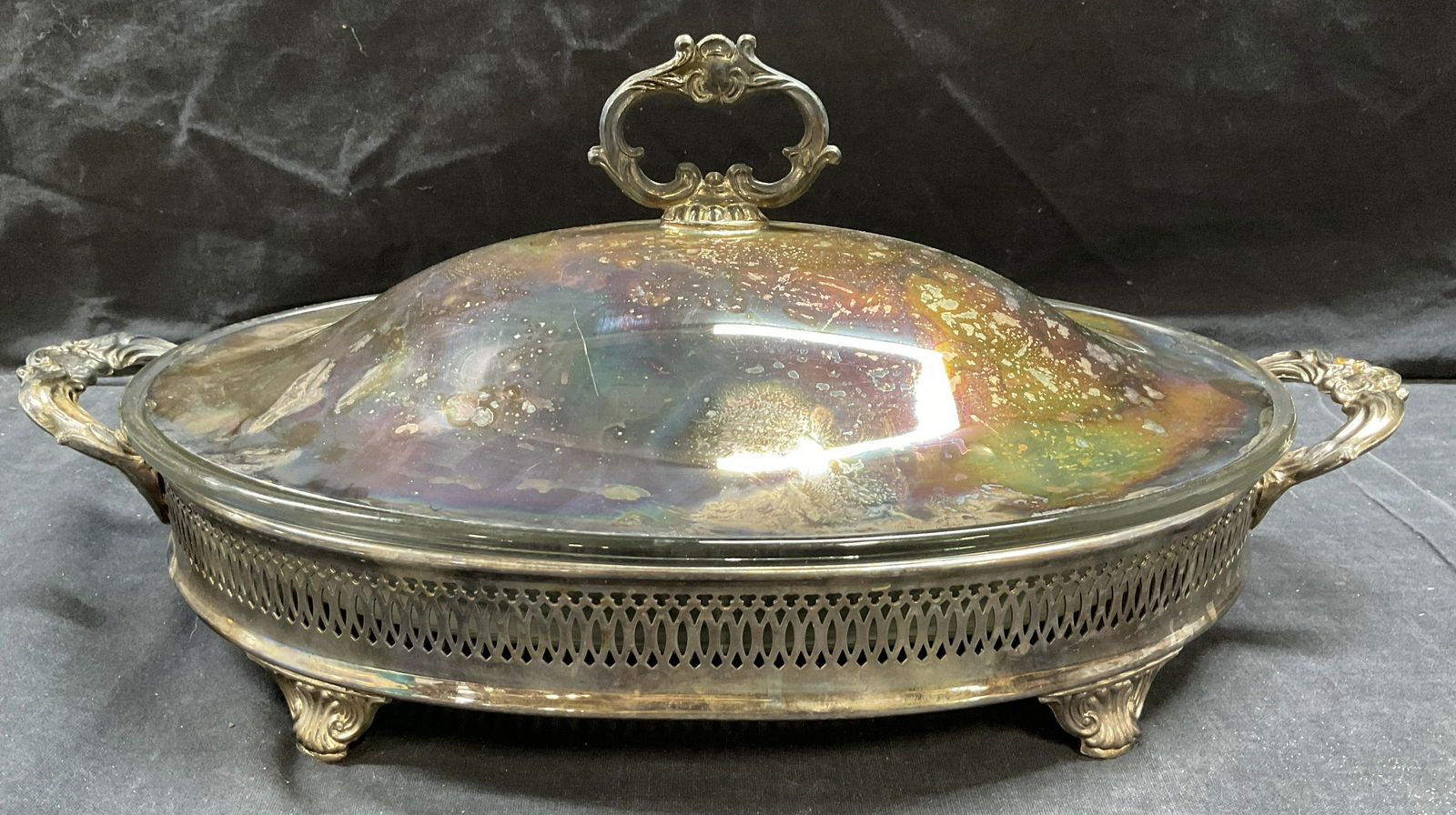 FB ROGERS Silver Plated Serving Dish (1 of 7)