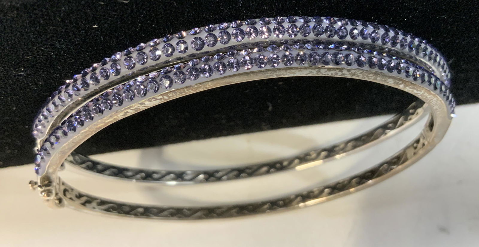 AU STERLING SILVER Crystal Bracelets, 2 (1 of 5)