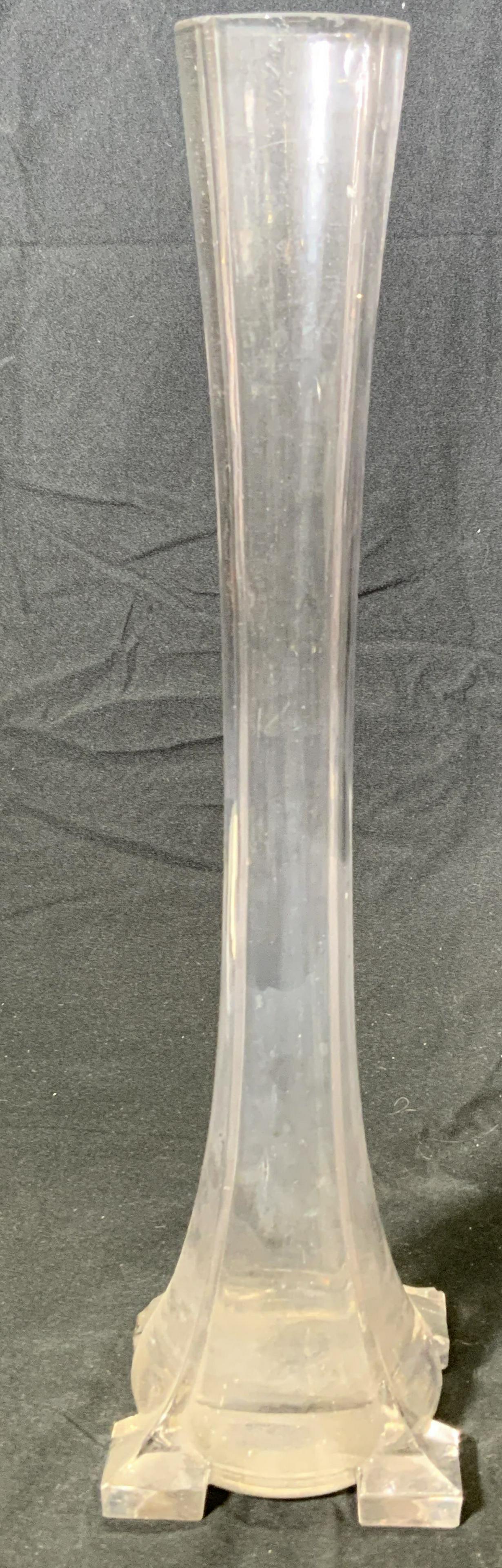 Vintage Tall Art Glass Column Vase (1 of 5)
