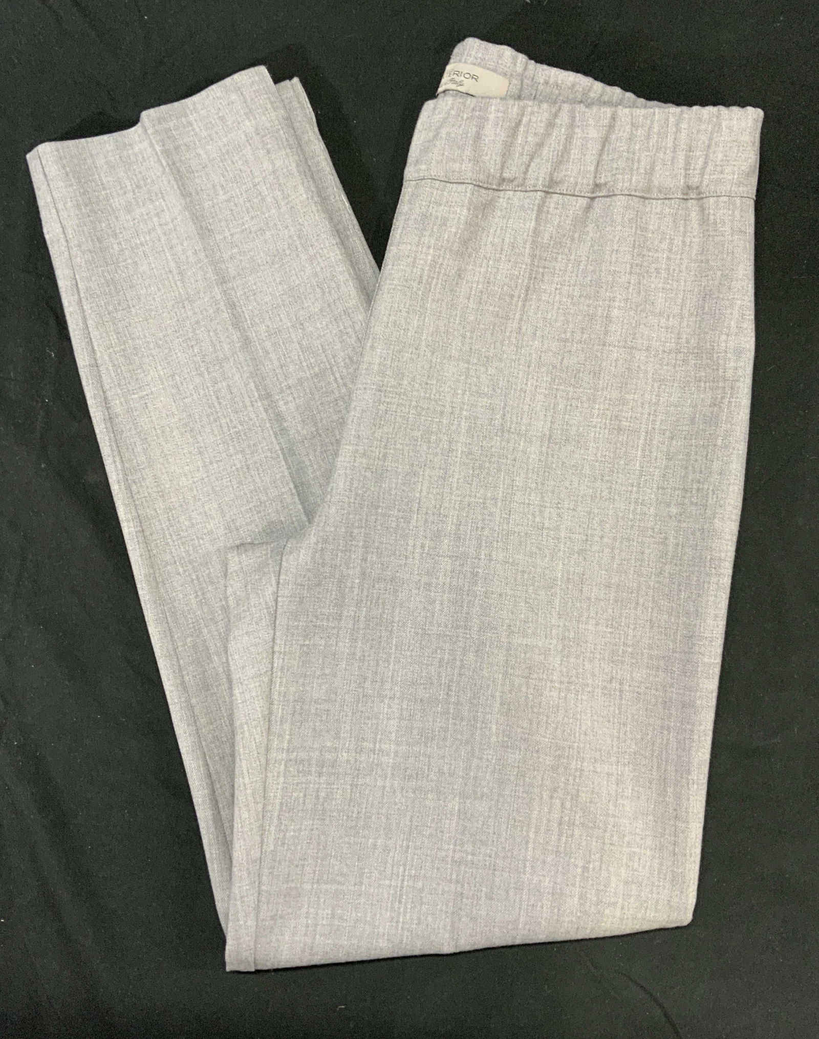 D EXTERIOR Light Grey Elastic Waist Pants ITALY (1 of 5)