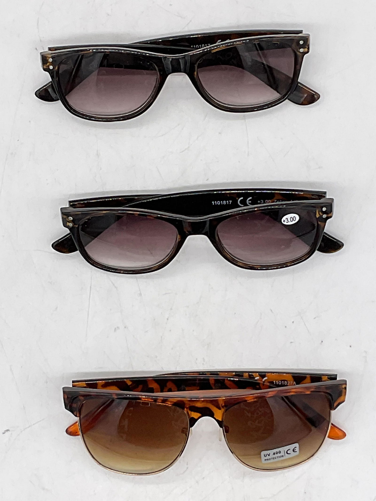 Lot 3 ZEBRA Turtle Shell Sunglasses (1 of 6)