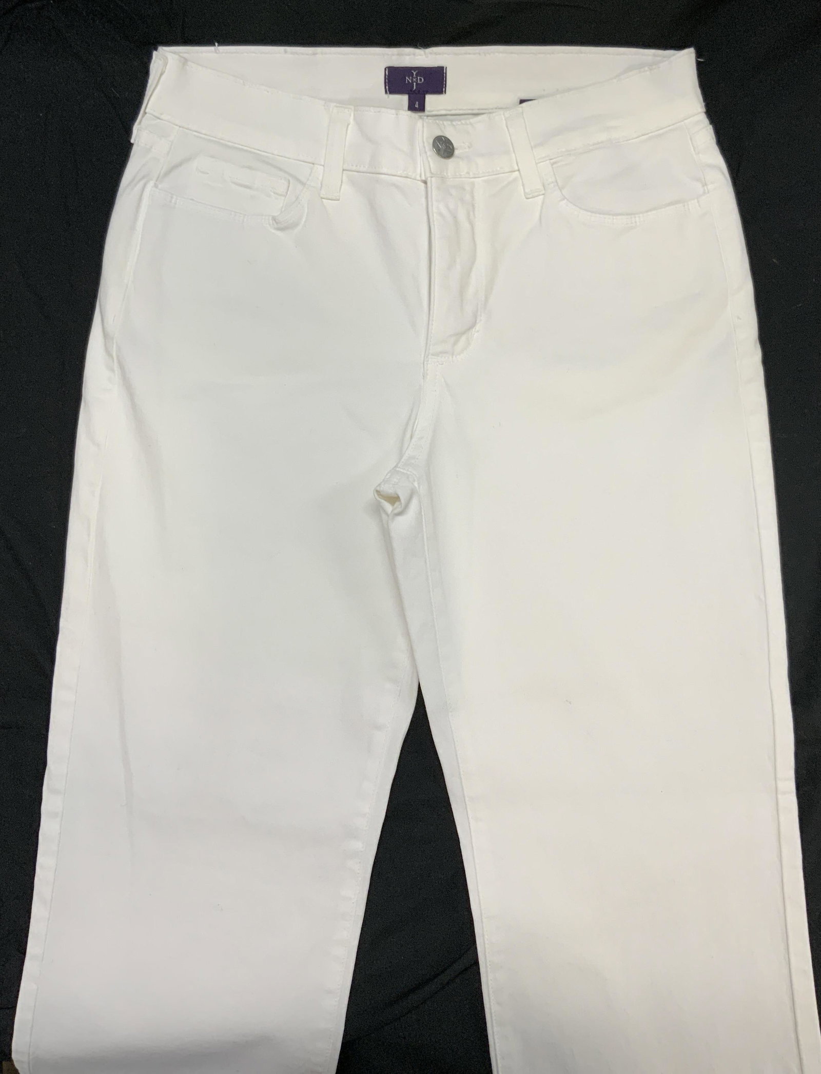 NYDJ White Boot Cut Stretch Jeans, New (1 of 5)