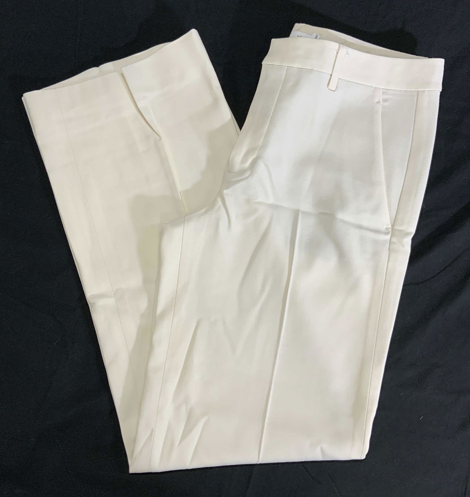 VINCE White Boot Cut Trousers (1 of 4)