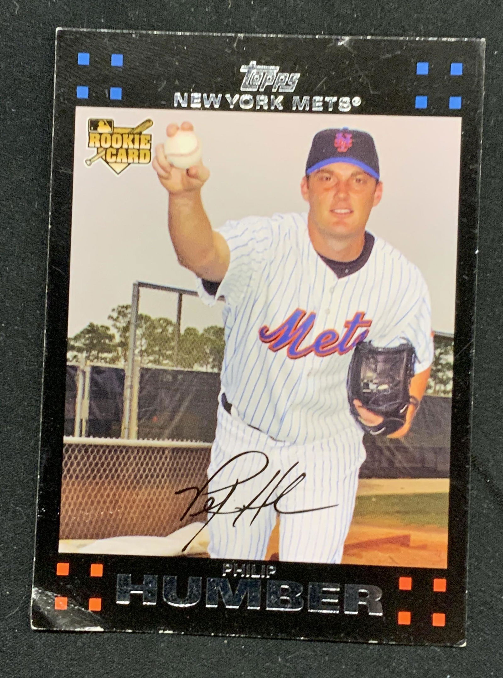Signed Philip Humber NY METS Baseball Card (1 of 4)