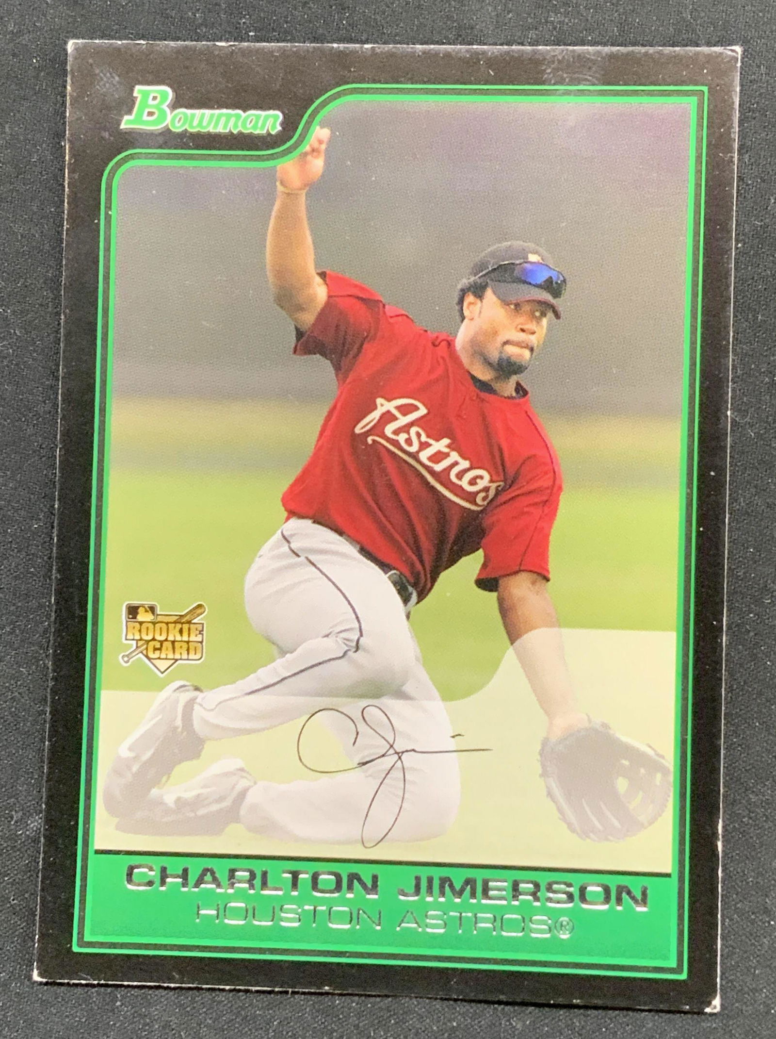 Signed Charlton Jimerson Houston Astros Card (1 of 4)