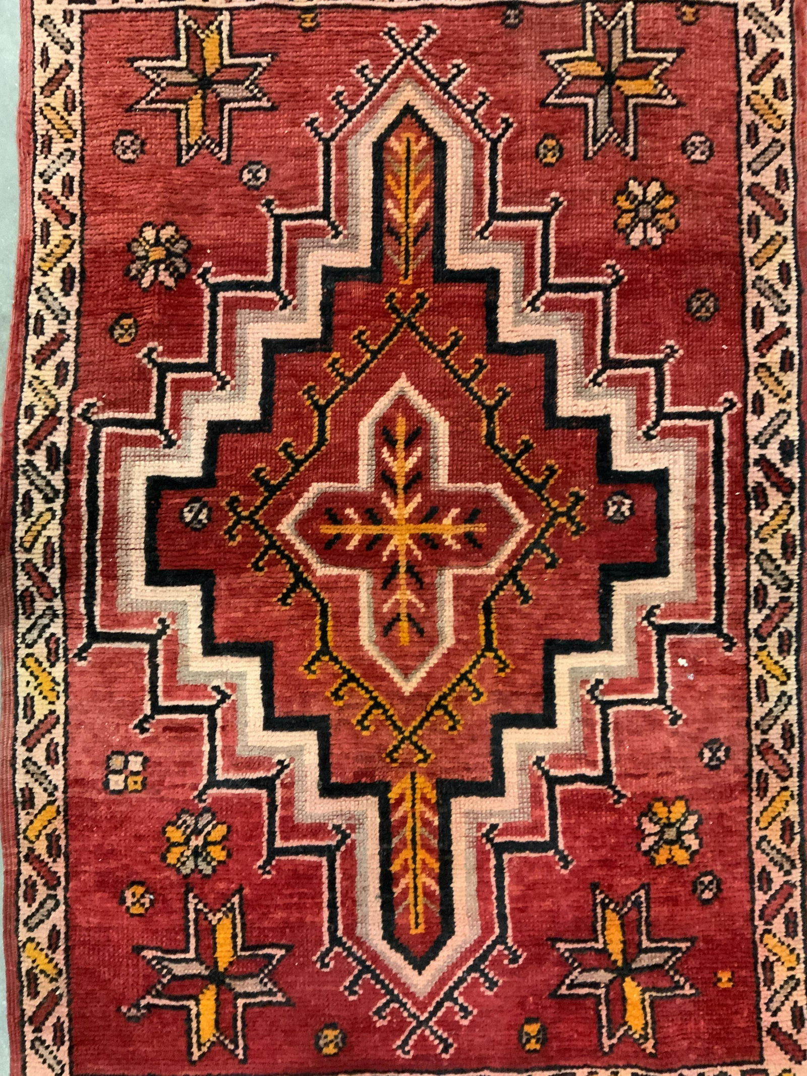 Vintage Handmade Iranian Wool Rug (1 of 8)