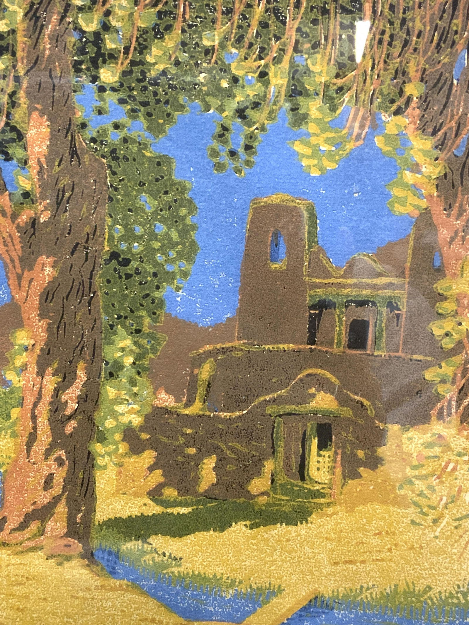 Gustave Baumann Signed Vintage Linocut Artpiece (1 of 6)