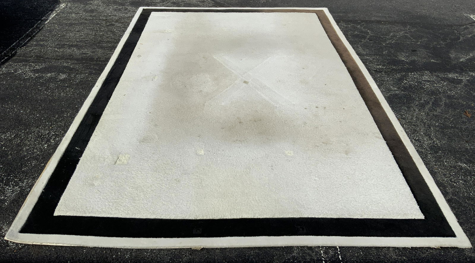 Vintage Rug In Cream & Black (1 of 10)