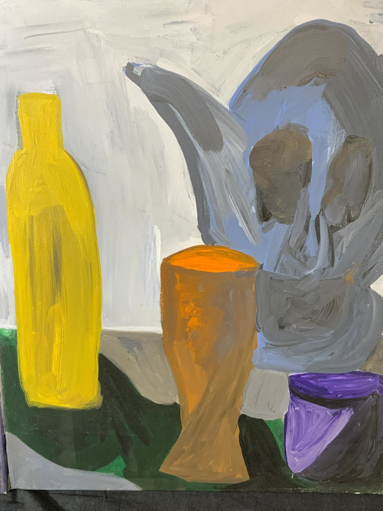 Group Lot 3 Acrylic on Canvas Abstract Artworks (1 of 5)