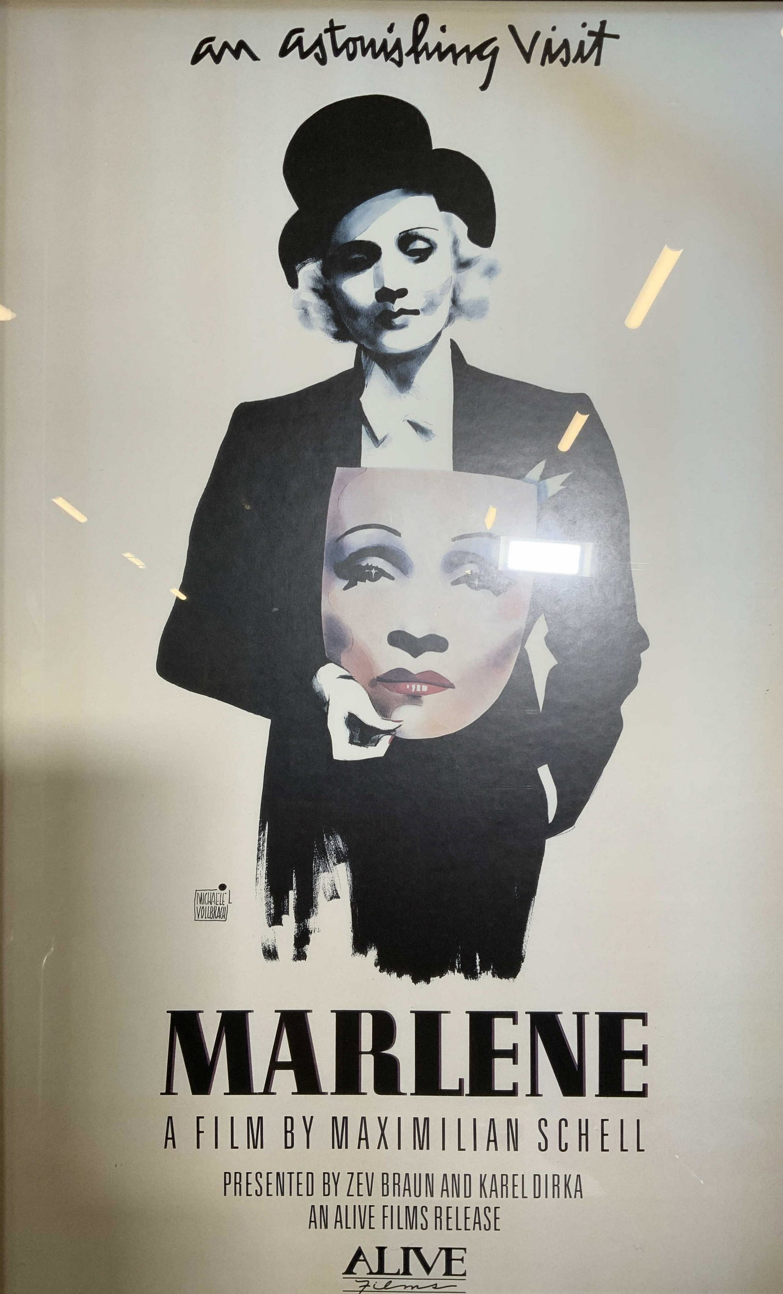 Framed MARLENE Film Poster (1 of 10)