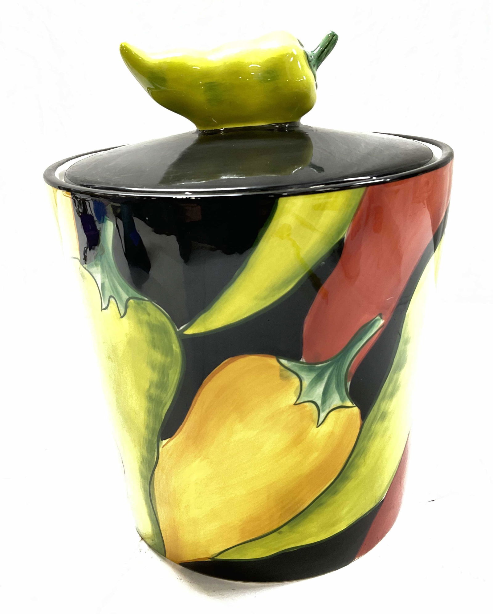 CLAY ART Jalapeno Lidded Vessel (1 of 6)