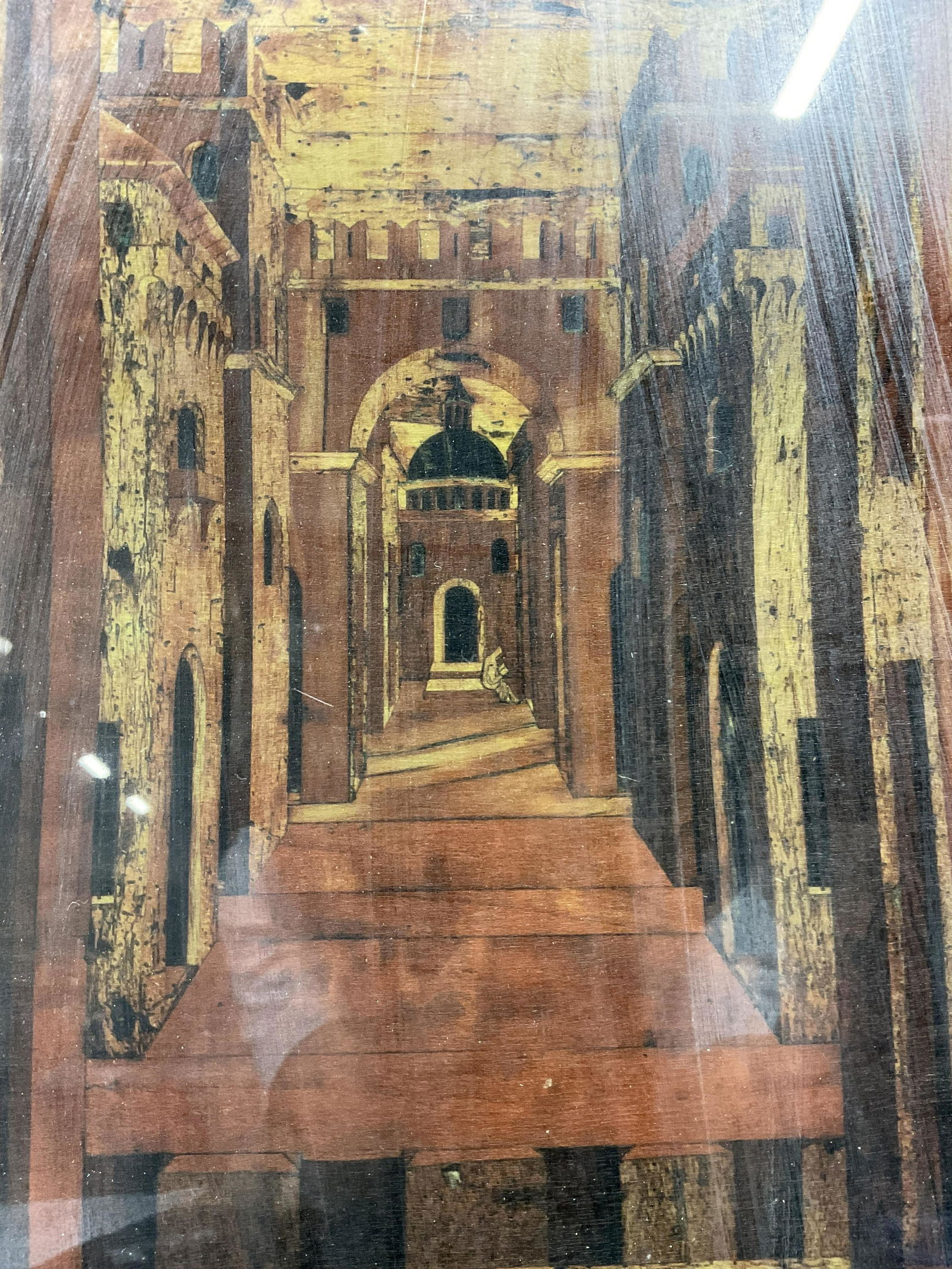 Abstract Cityscape Offset Lithograph (1 of 5)