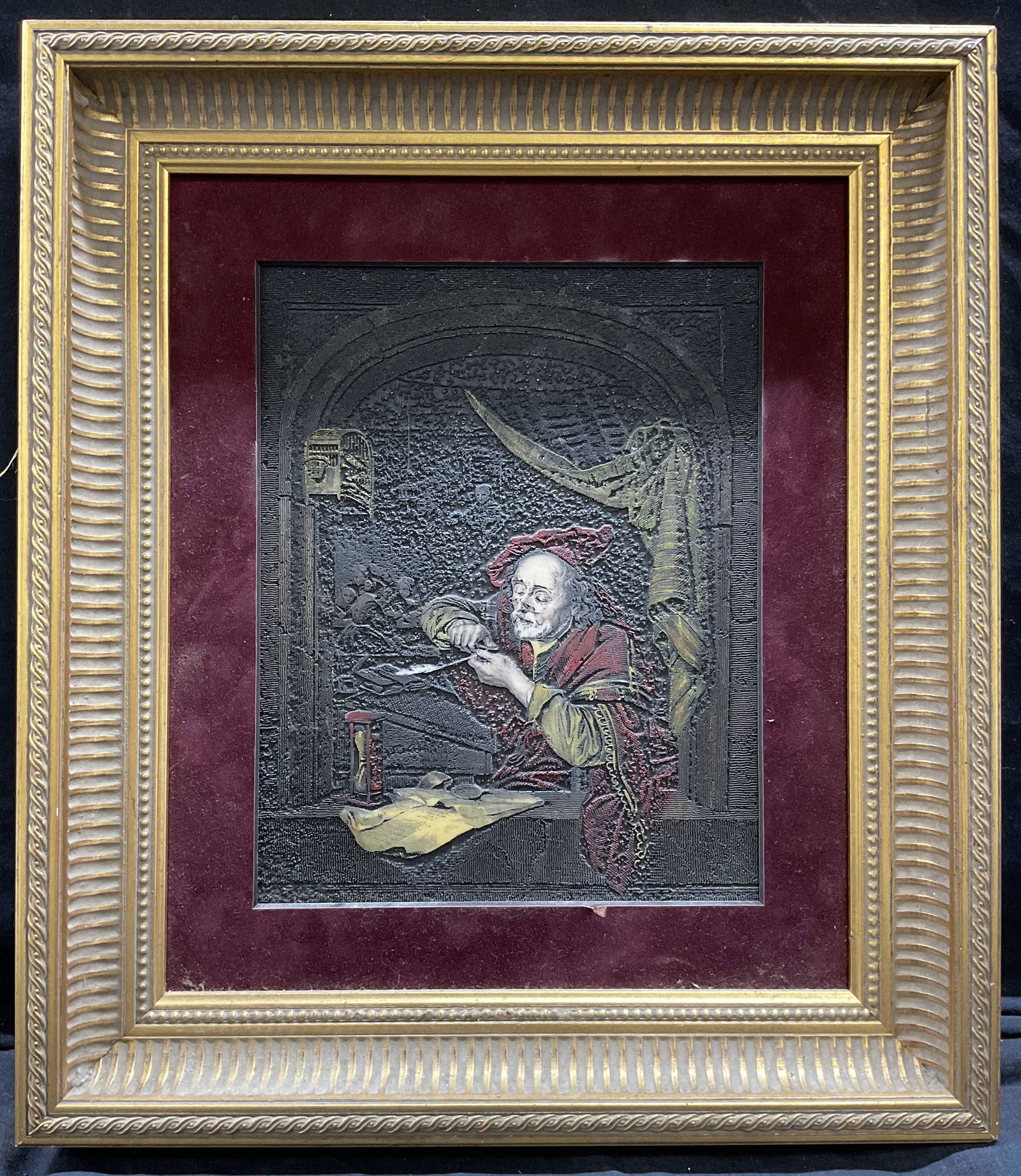 GERRIT DOU Old Schoolmaster Engraving Plate (1 of 7)