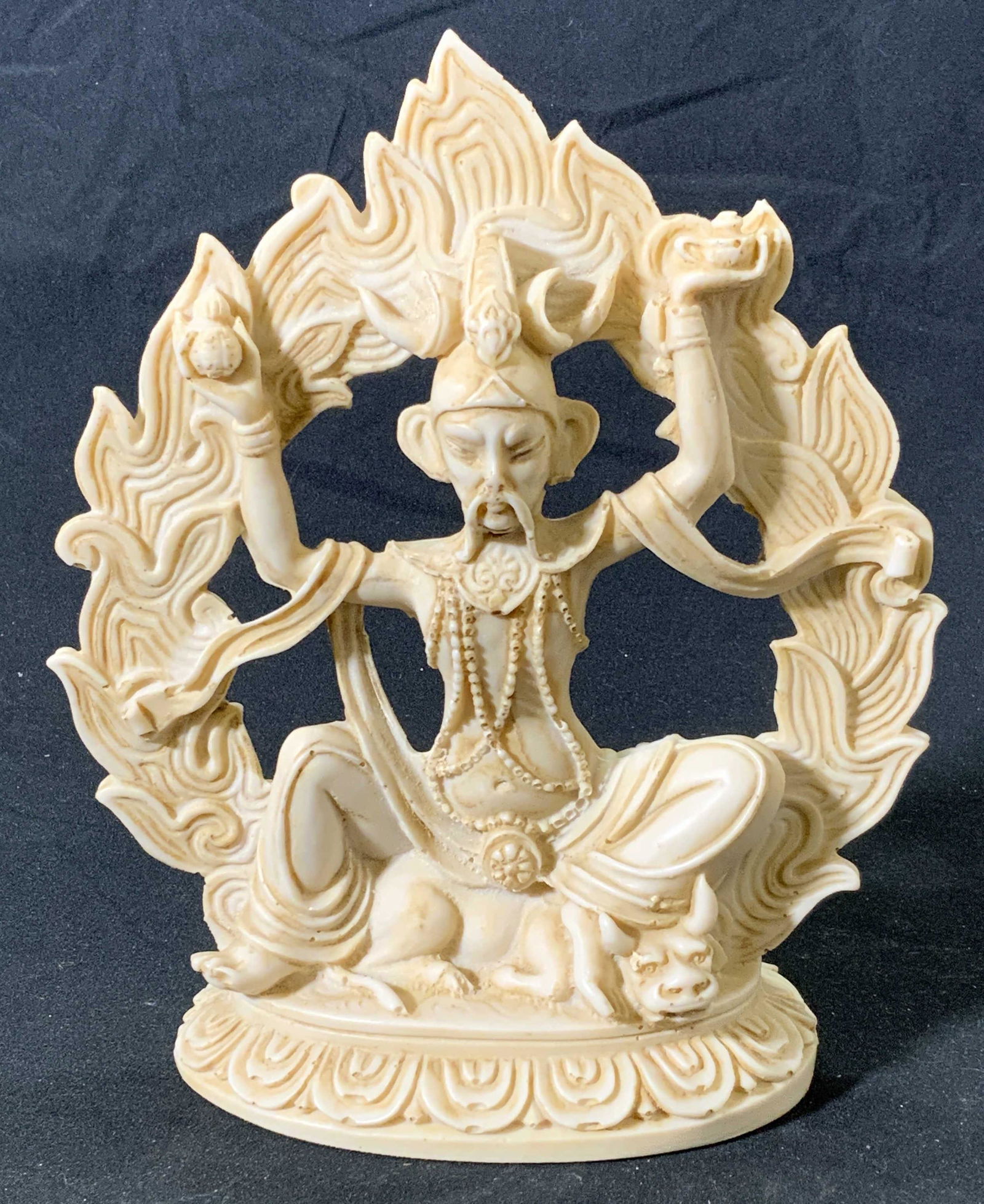 Asian Figural Resin Statue (1 of 5)