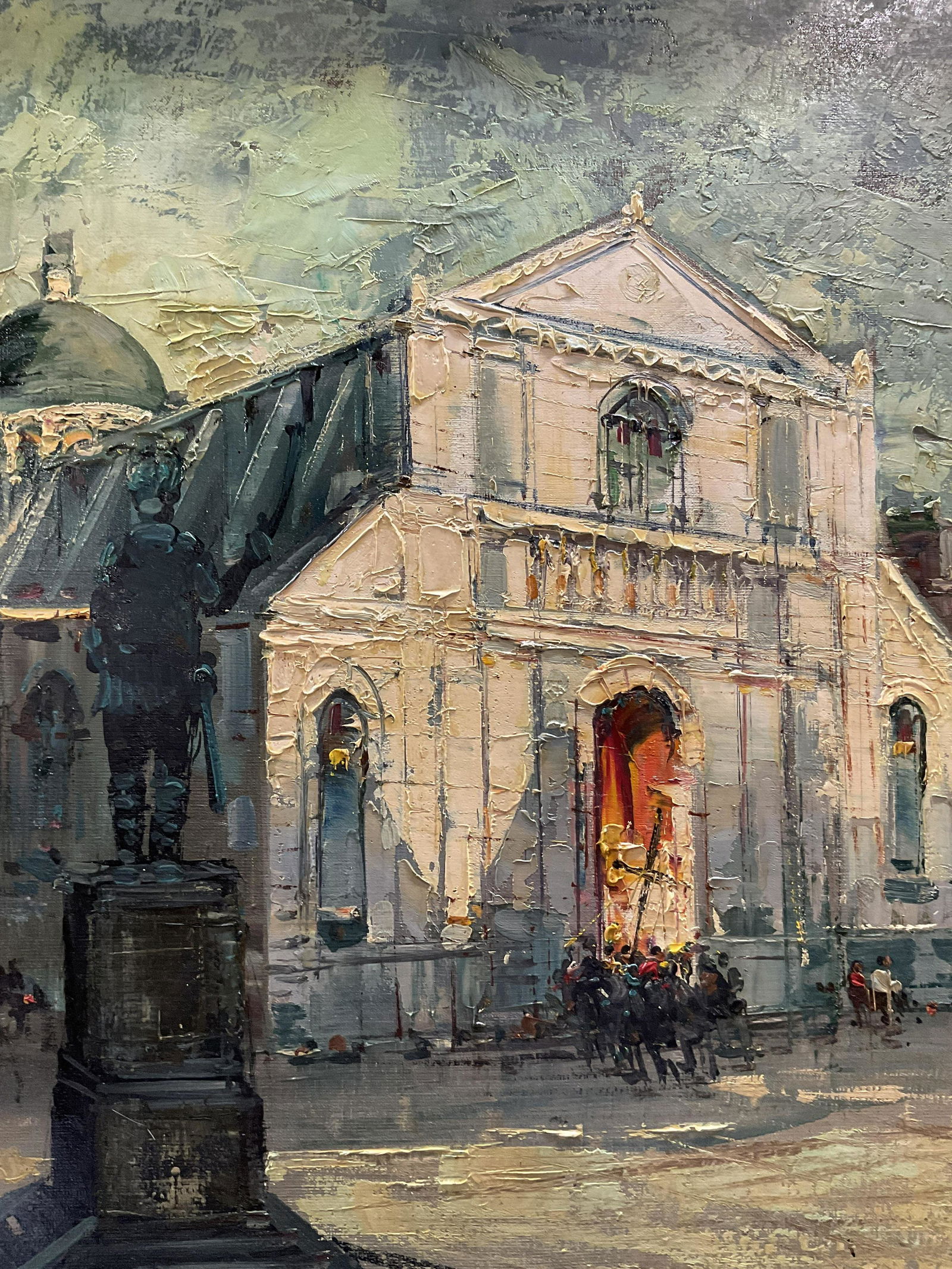 A VALERIO Signed Oil Painting, Italian Arch (1 of 7)