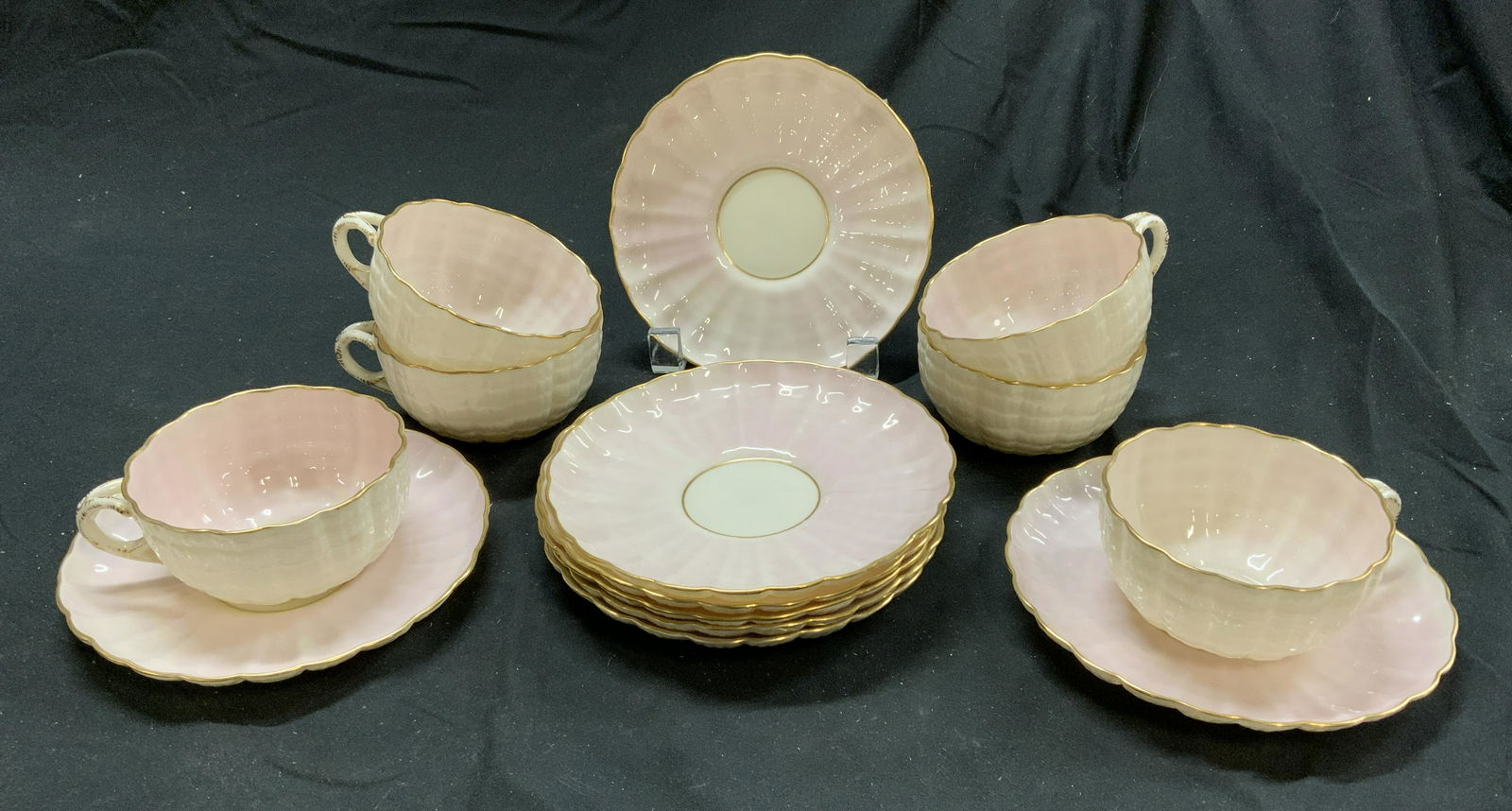 Set 14 LENOX Porcelain Teacups & Saucers (1 of 6)