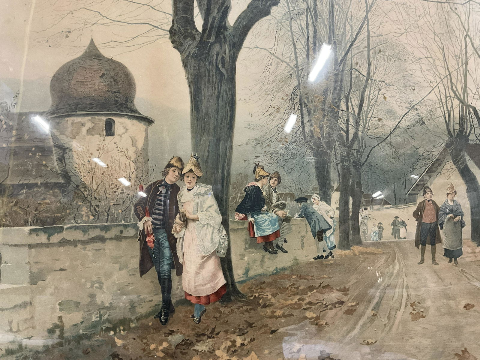 CHARLES DELORT Fall Path Lithograph (1 of 8)