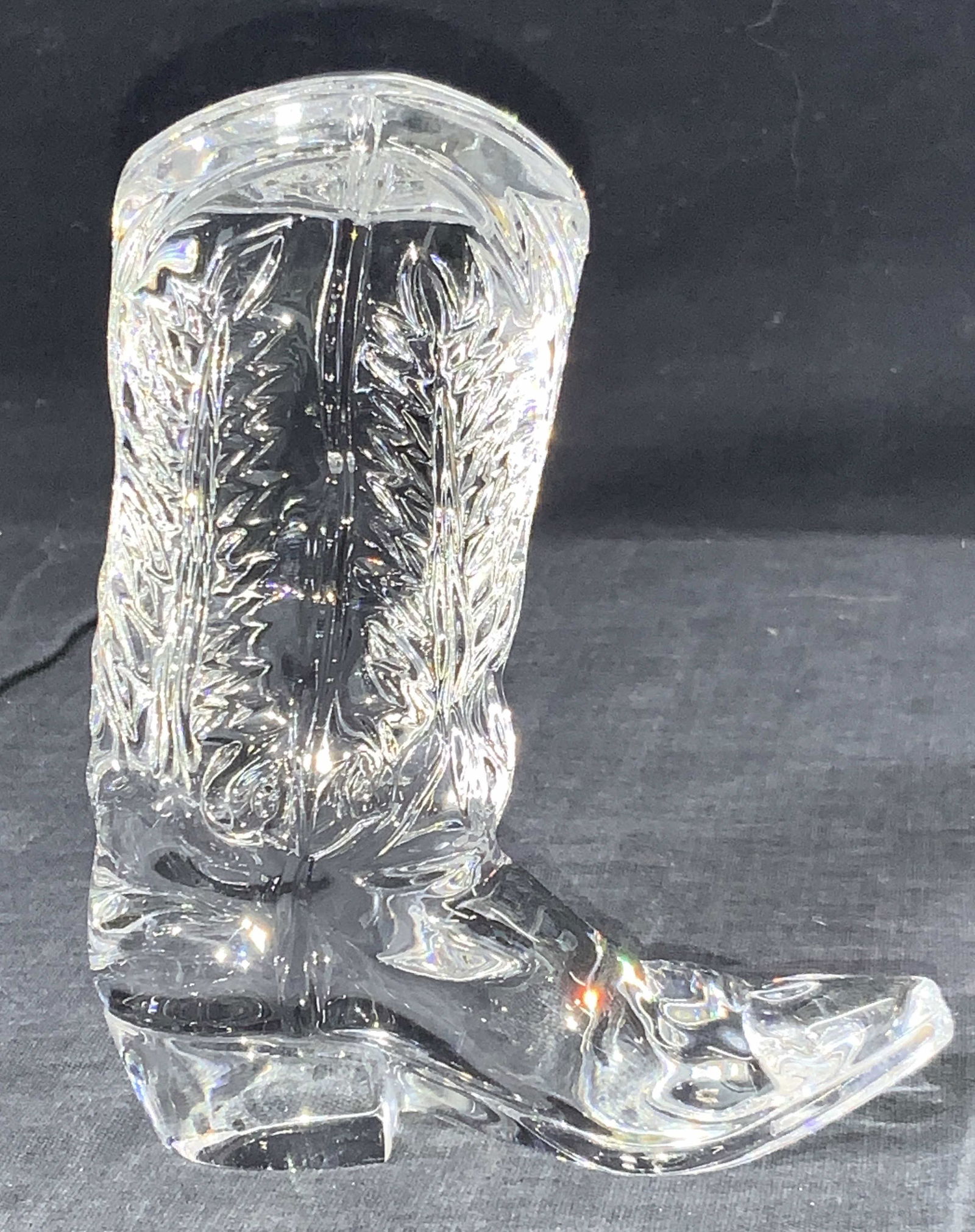RALPH LAUREN Glass Cowboy Boot Paperweight (1 of 8)
