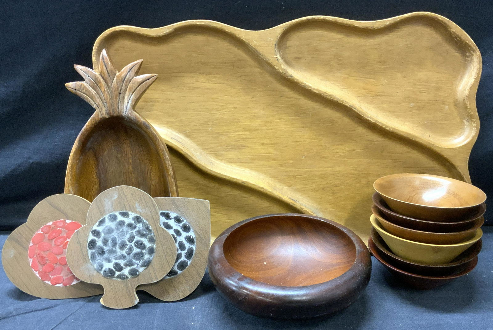 Lot of 12 SWEET PECAN + Assorted Wooden Objects (1 of 8)