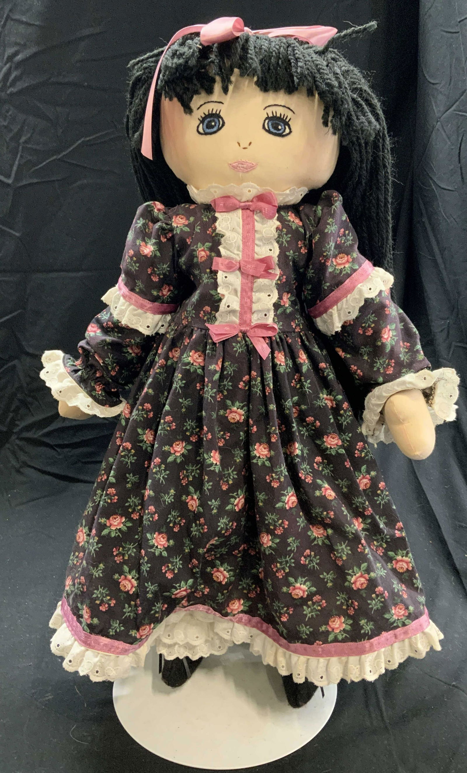 Large Handmade Folk Art Rag Doll (1 of 4)