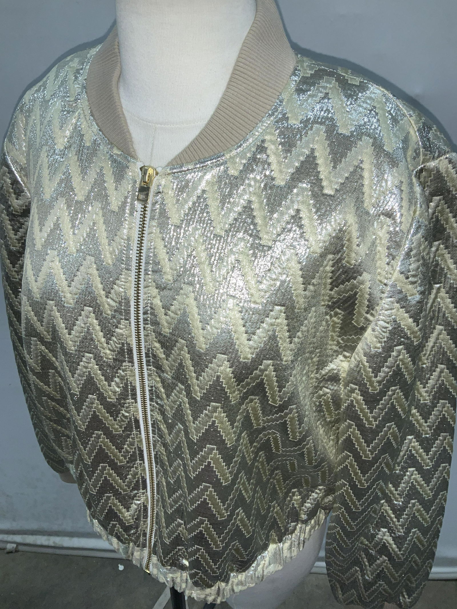 J CREW Metallic Fashion Jacket, XL (1 of 7)