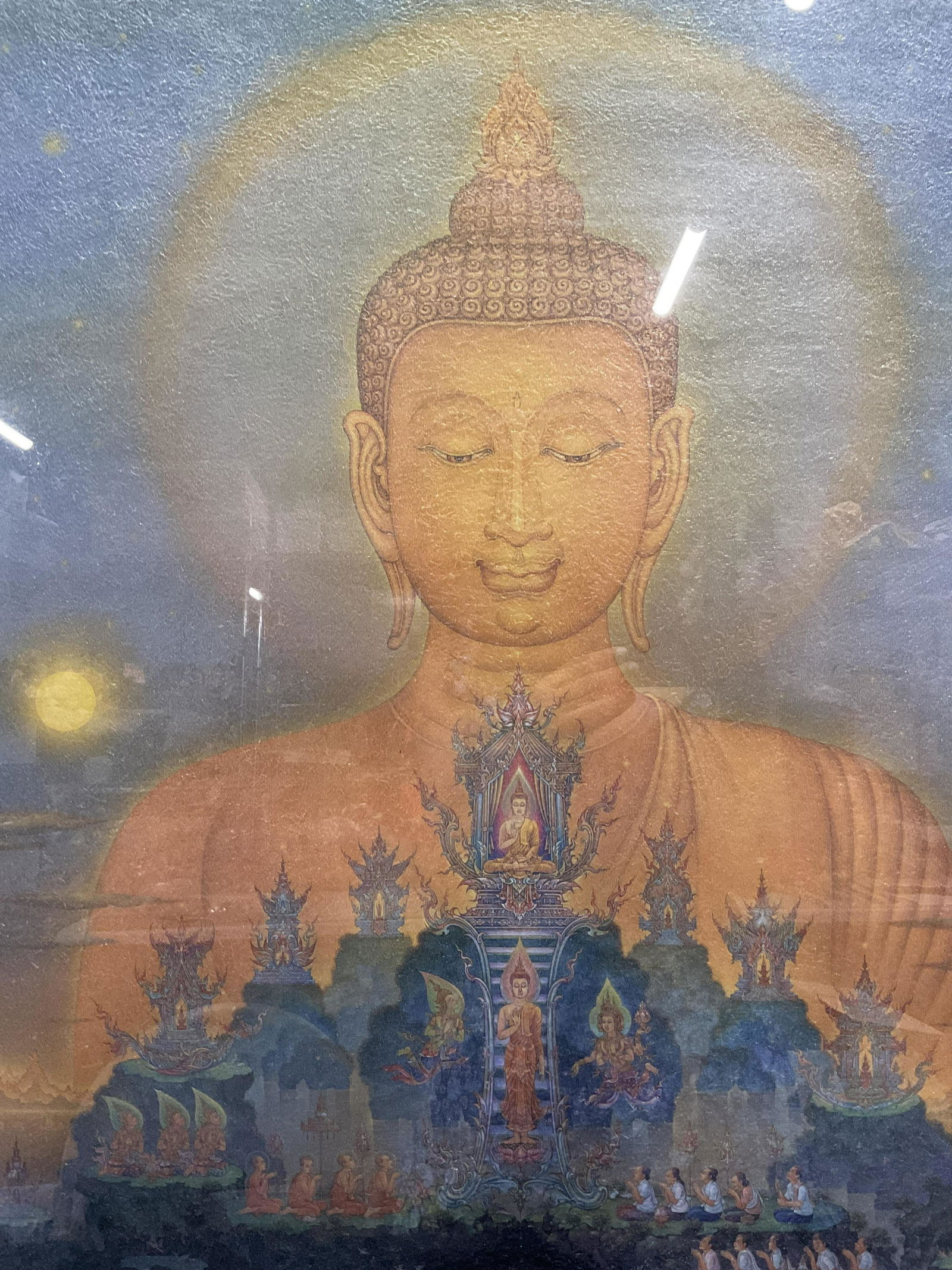 XL Offset Lithograph of Buddha (1 of 7)