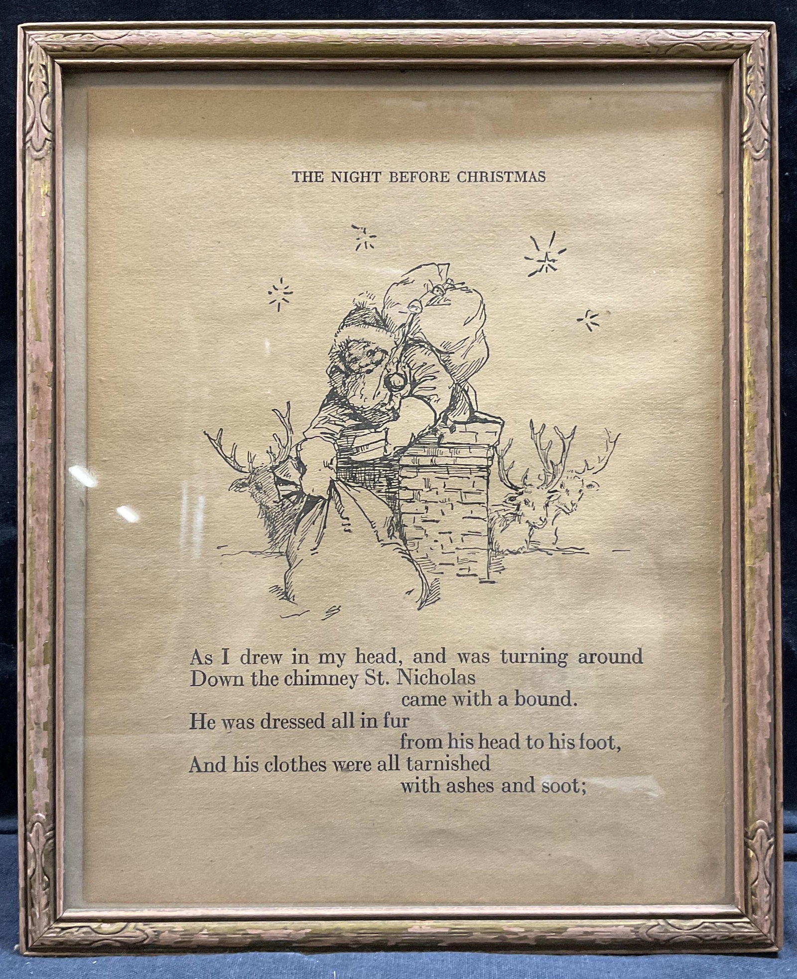 The Night before Christmas Lithograph (1 of 5)