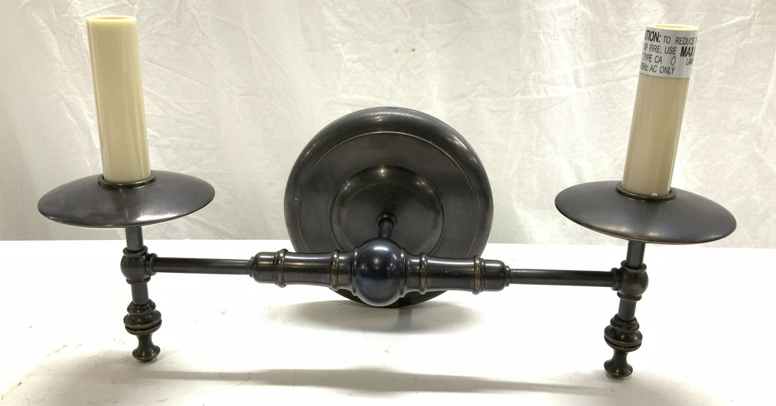 Dual Chandelier Bulb Wall Mount Light (1 of 5)