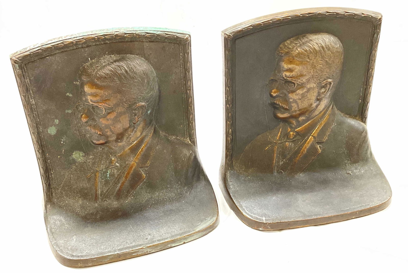 Pair Franklin Roosevelt Book Ends (1 of 5)