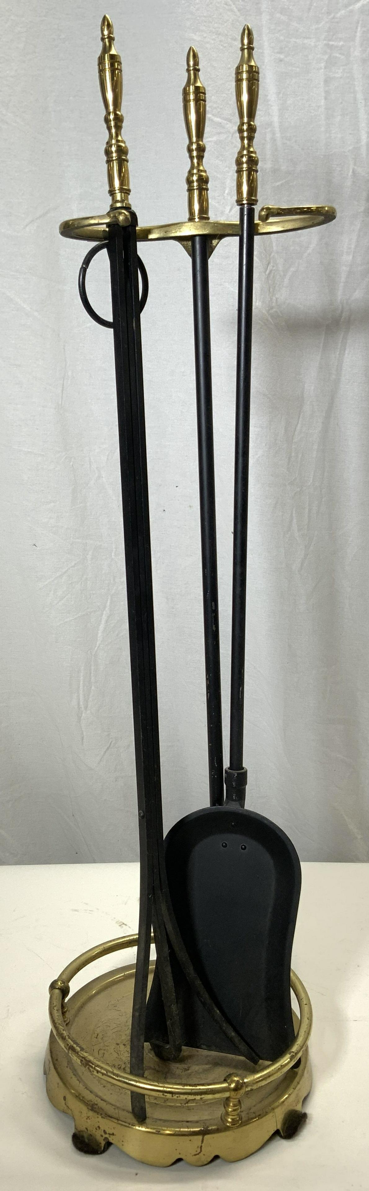 Lot 3 Fireplace Tools & Stand (1 of 7)