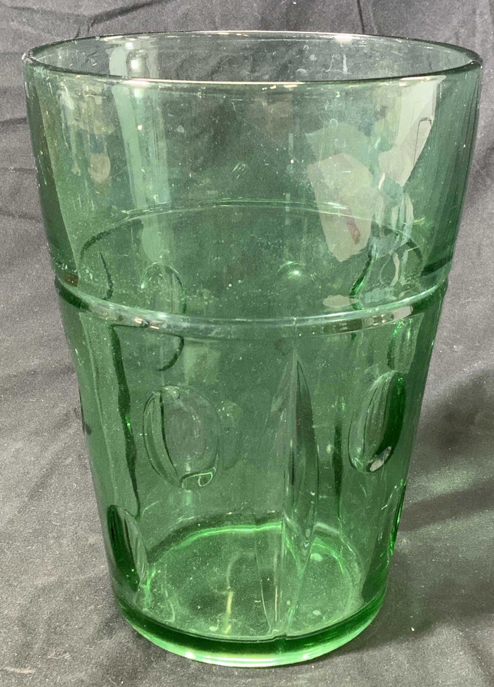 Green Glass Decorative Vase (1 of 4)