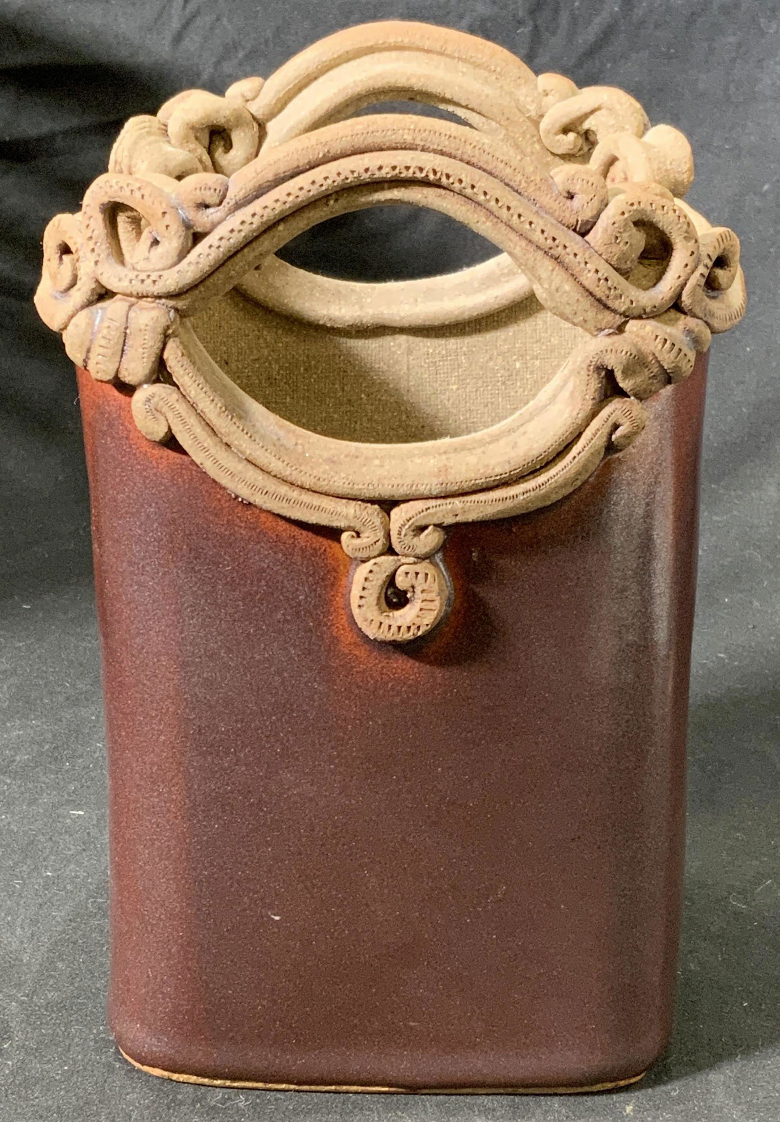 Vintage Signed Art Pottery Vessel (1 of 4)