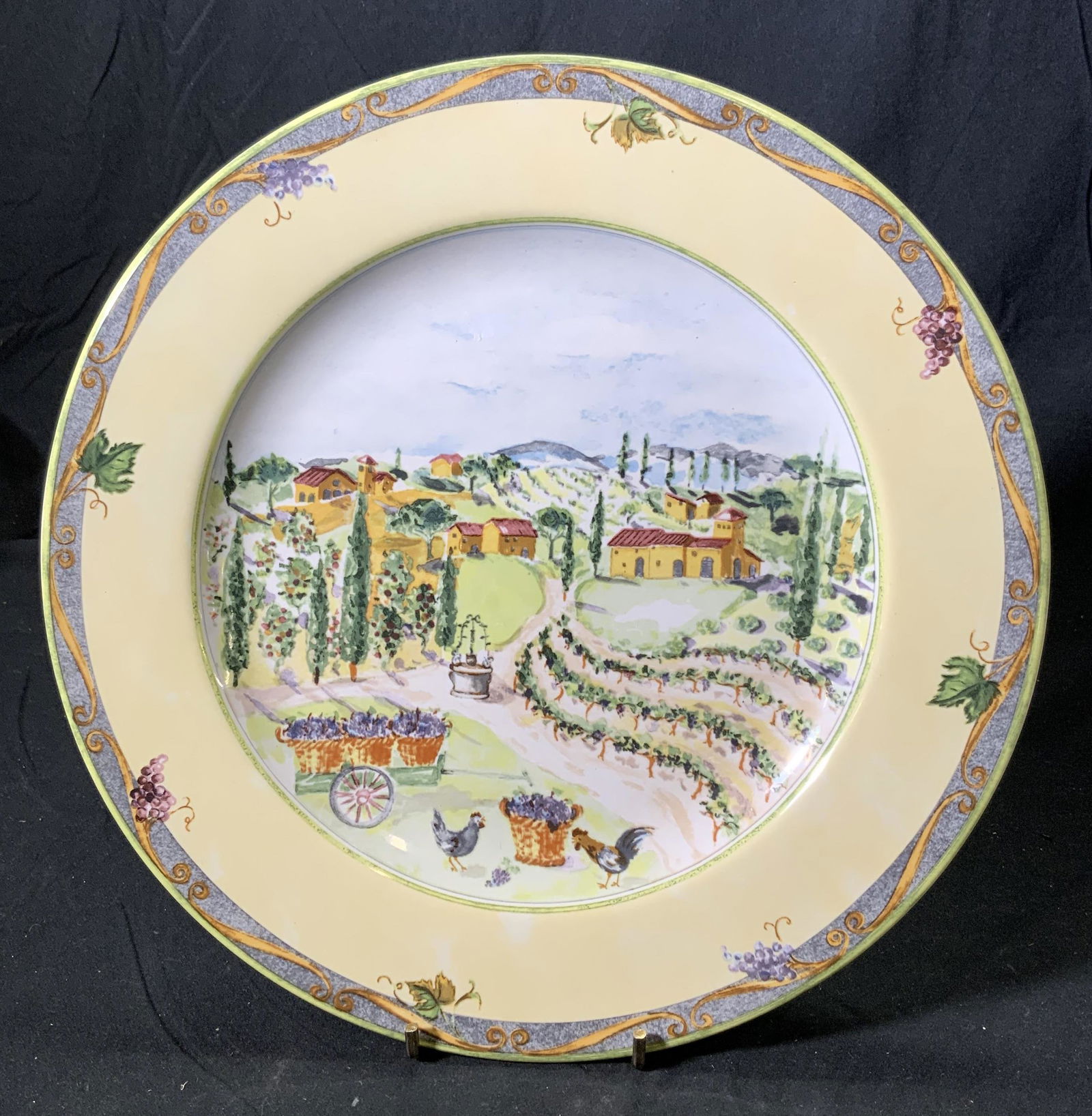 PTS INTERNATIONAL Stoneware Tuscan Country Dish (1 of 5)