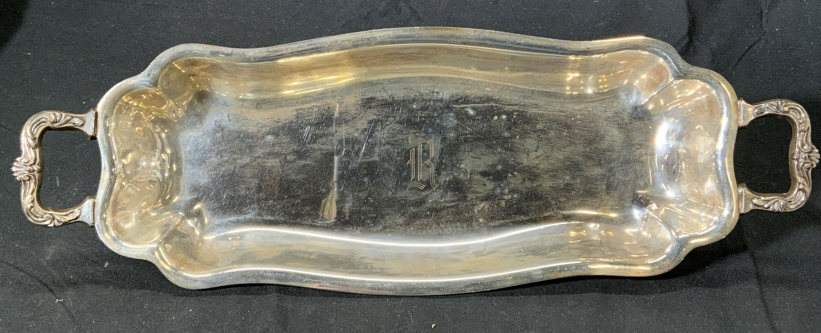 Vintage Silver Plated Footed Tray (1 of 6)